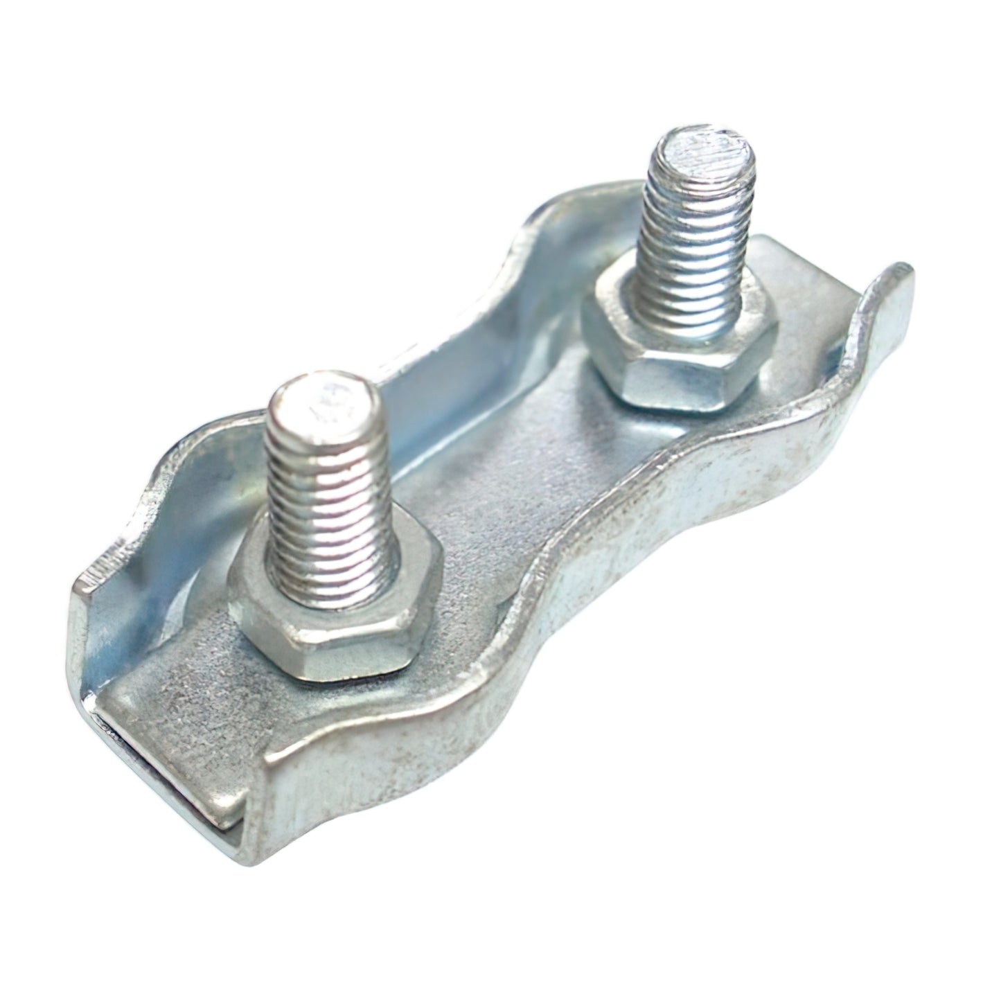 Braçadeira plana dupla de 4 mm. (Saco 100 unidades)