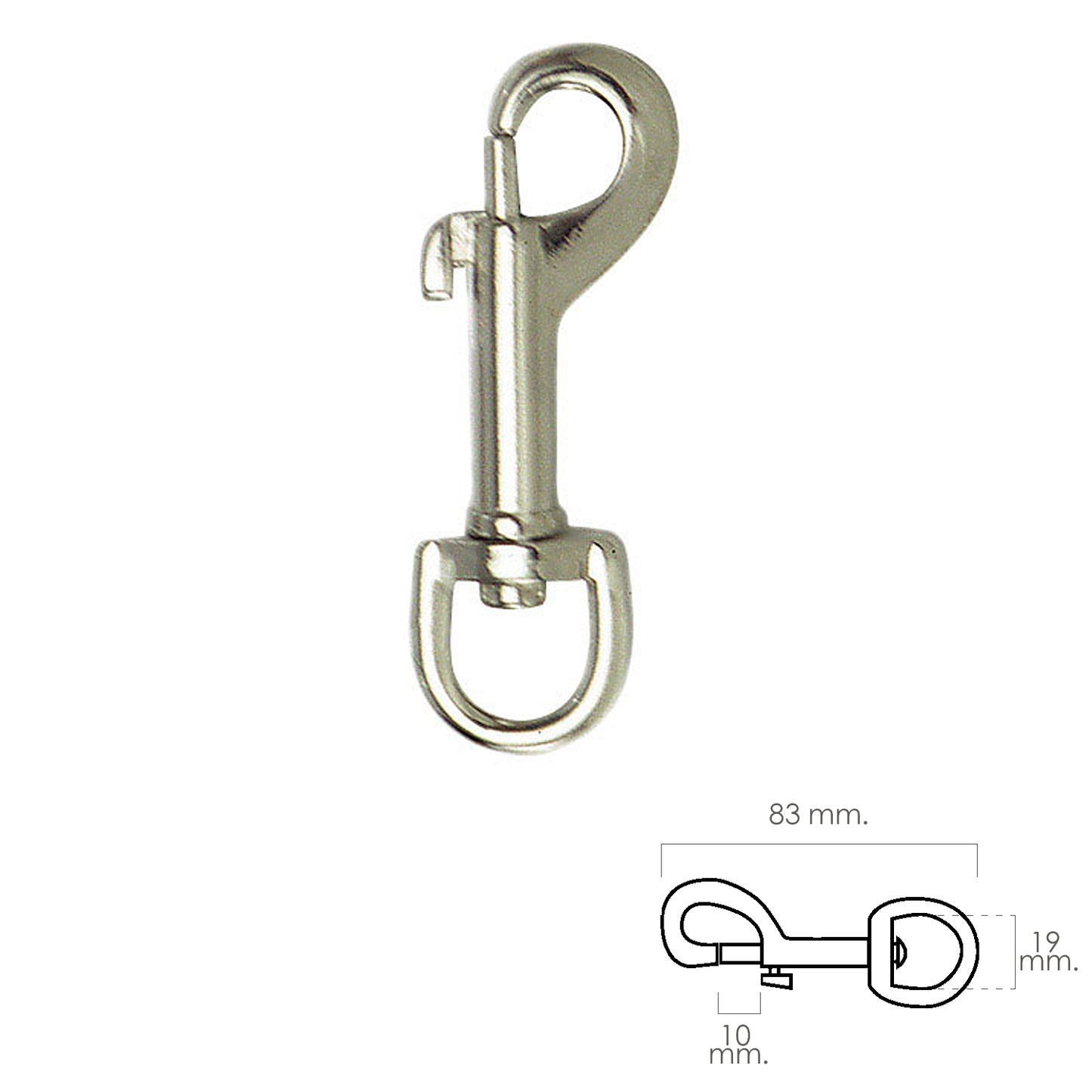 Mosqueton Muelle 5/8"