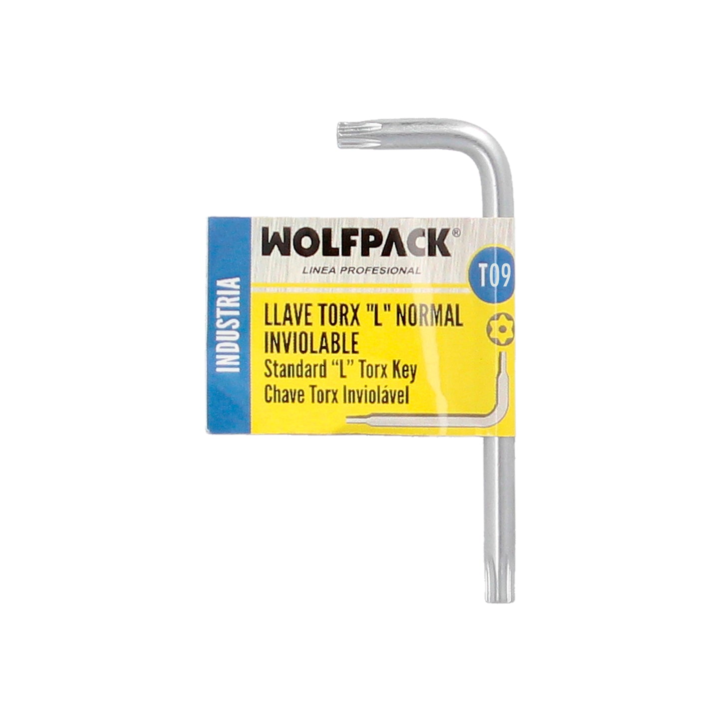 Chave Torx Inviolável Padrão Aço Cromo Vanádio Profissional T09 mm. Chave estrela, chave allen estrela