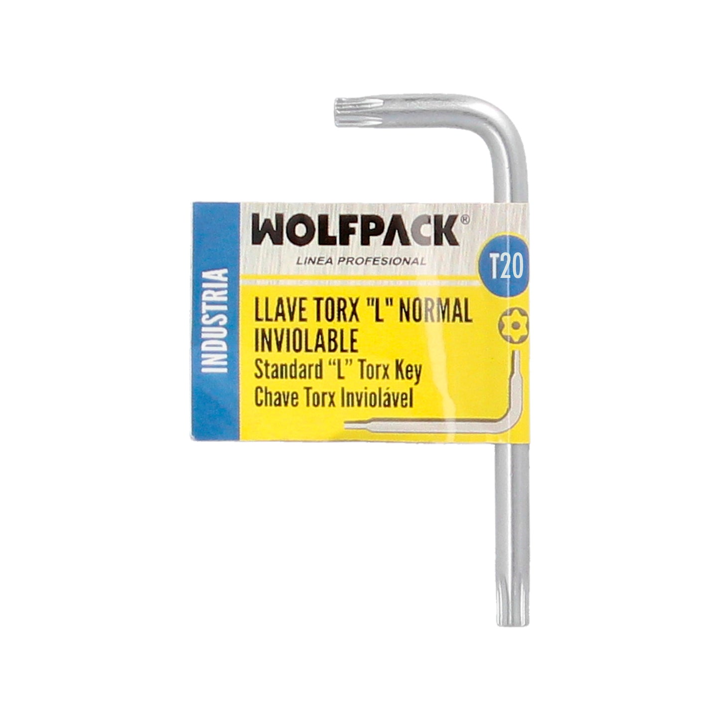 Chave Torx Inviolável Padrão Aço Cromo Vanádio Profissional T20 mm. Chave estrela, chave allen estrela