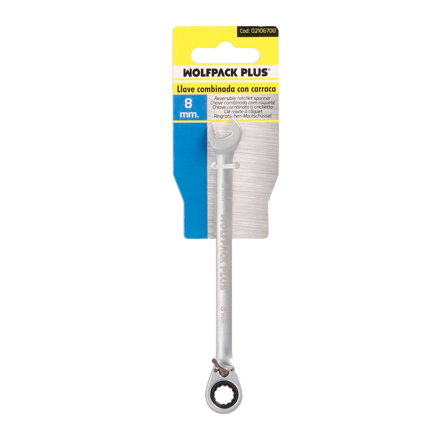 Llave Combinada Con Carraca 8 mm. DIN 3113