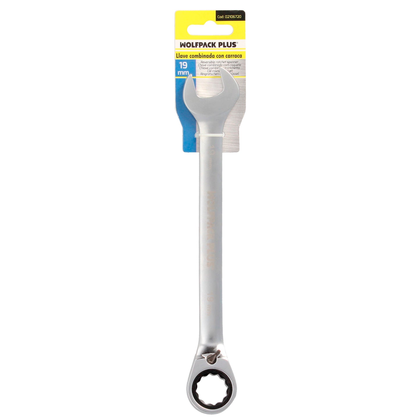 Llave Combinada Con Carraca 19 mm. DIN 3113