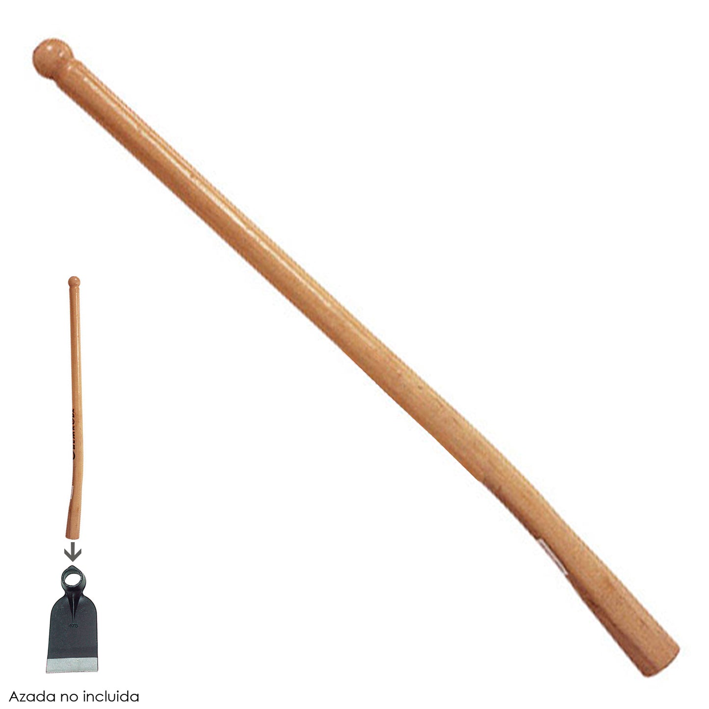 Mango Madera Azada Curvo 900x50 mm