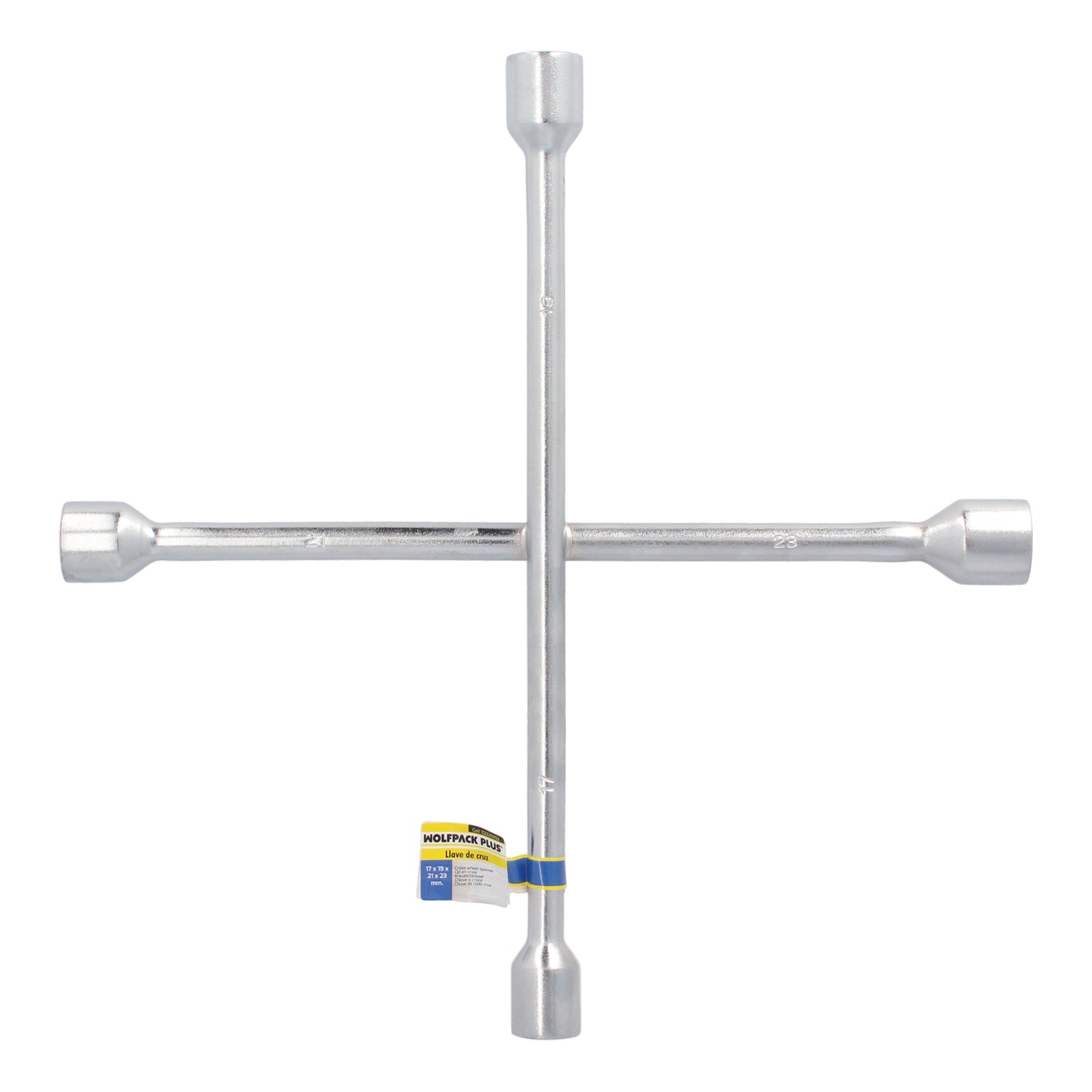 Llave Cruz Wolfpack 17x19x21x23 mm. Para Coche