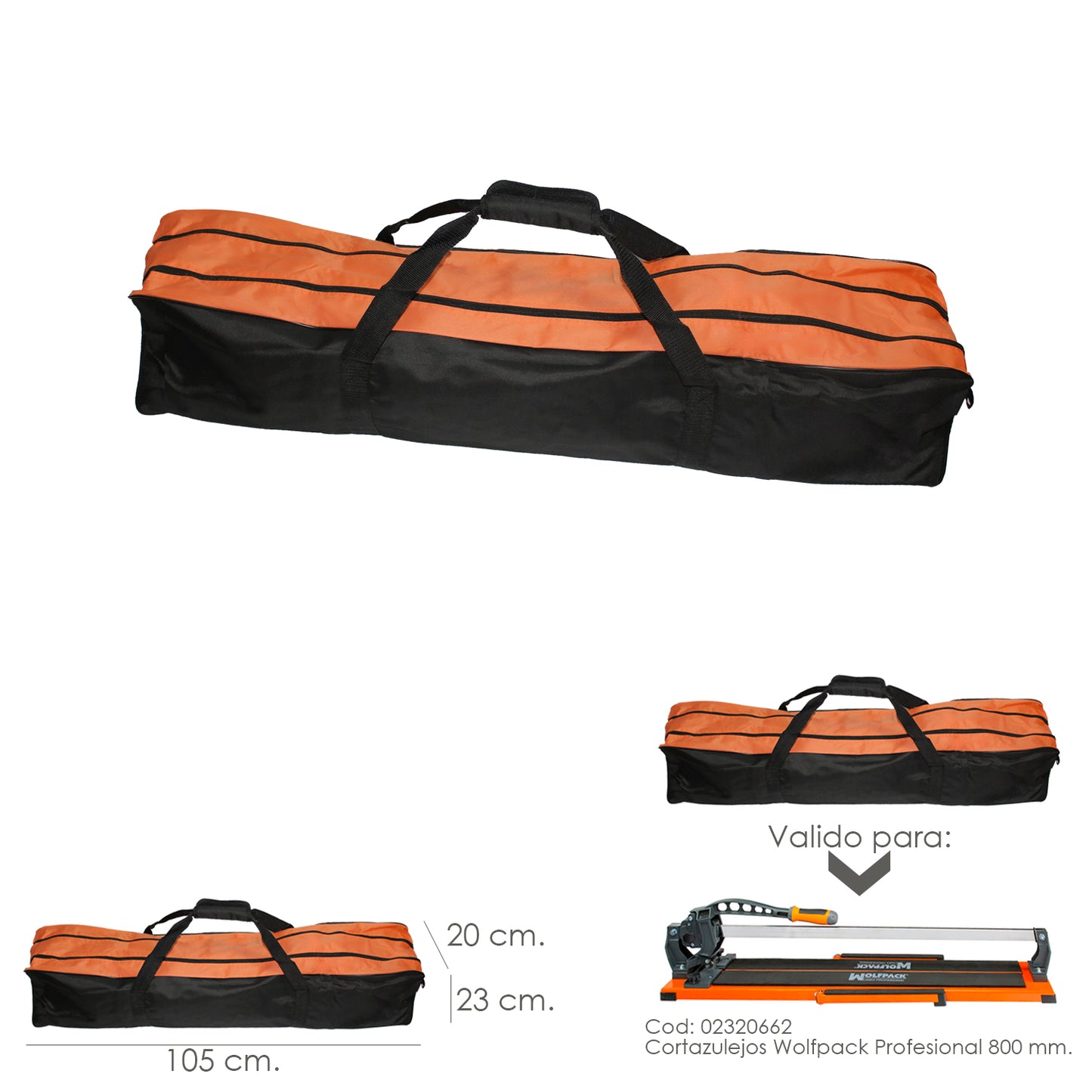 Bolsa Transporte Universal Para Corta Azulejos 800 mm.