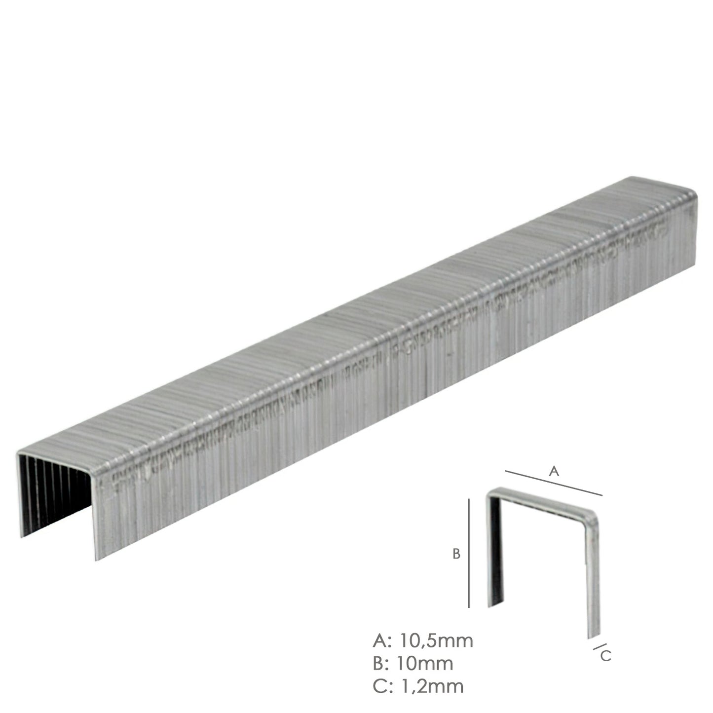 Grapa Maurer Numero 4 / 10 mm. 1.250 piezas