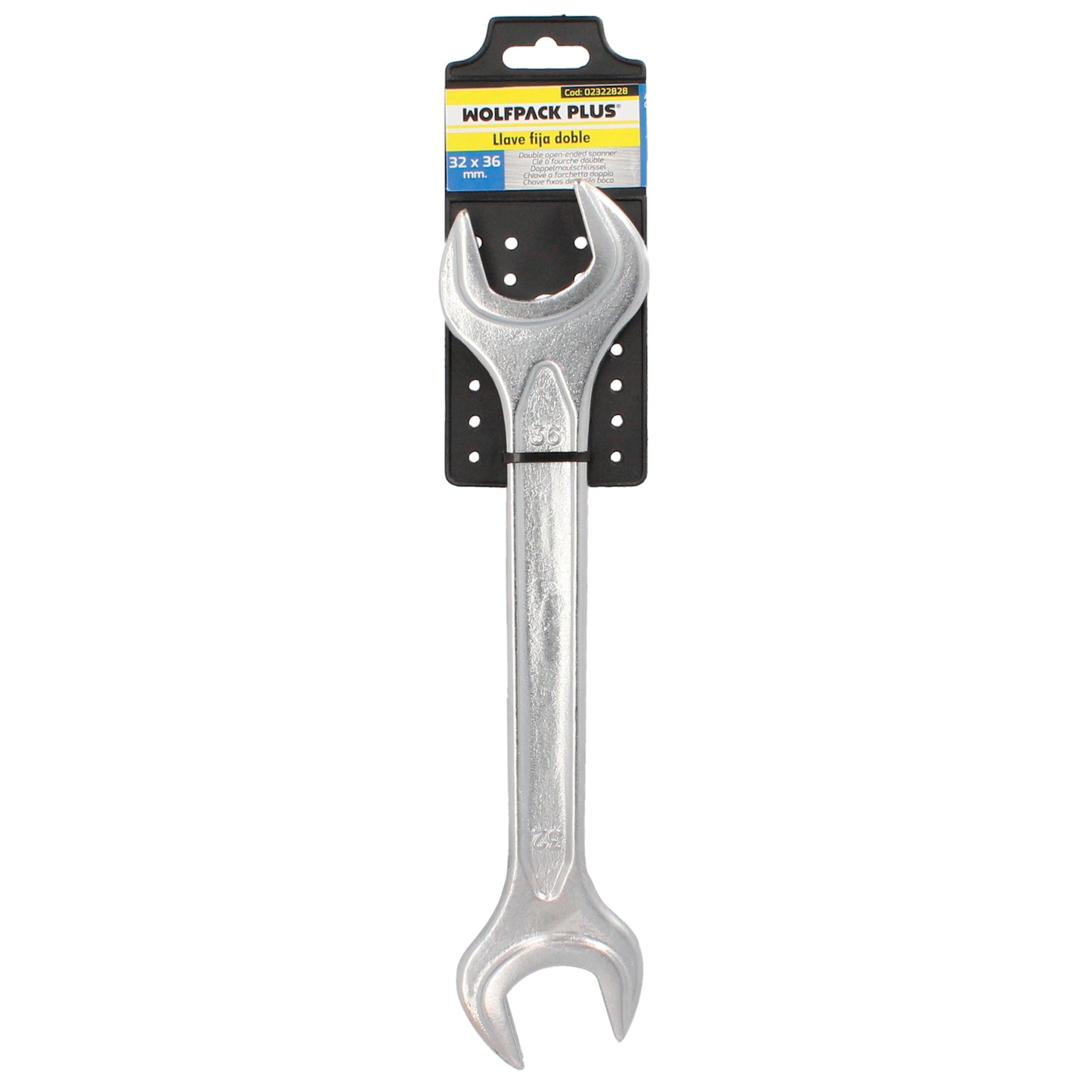 Llave Fija Plus Acero Cromo Vanadio 32x36 DIN 3110. Llaves Fijas Dobles