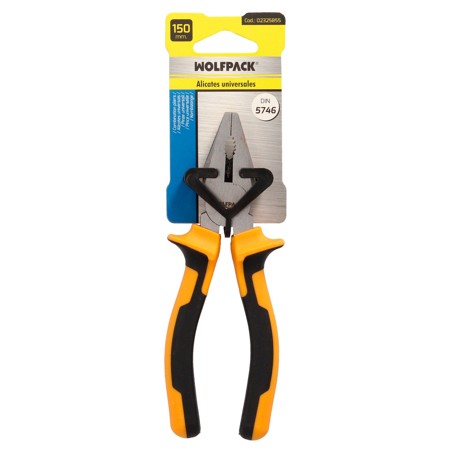 Alicates Universales 150 mm. Acero DIN 5746