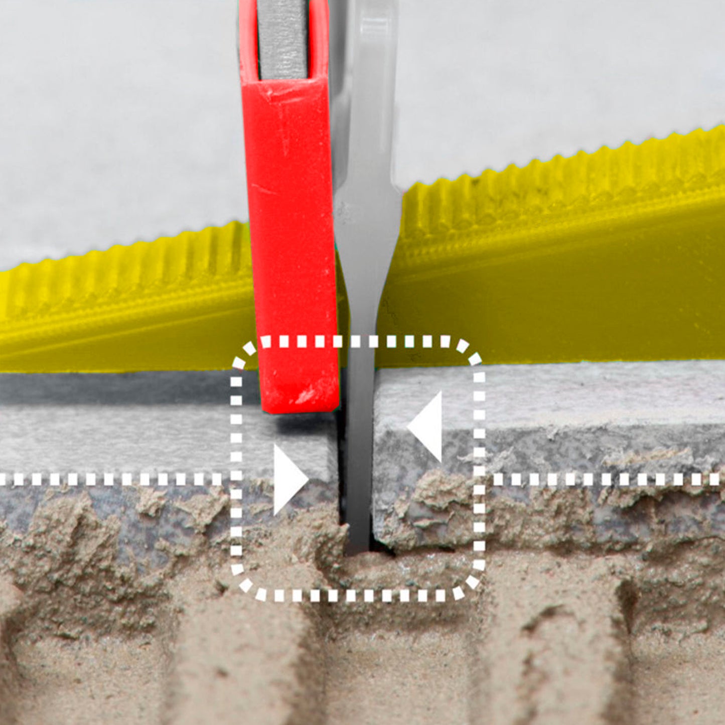 Calços niveladores de piso 1 mm. (Saco 100 Unidades)