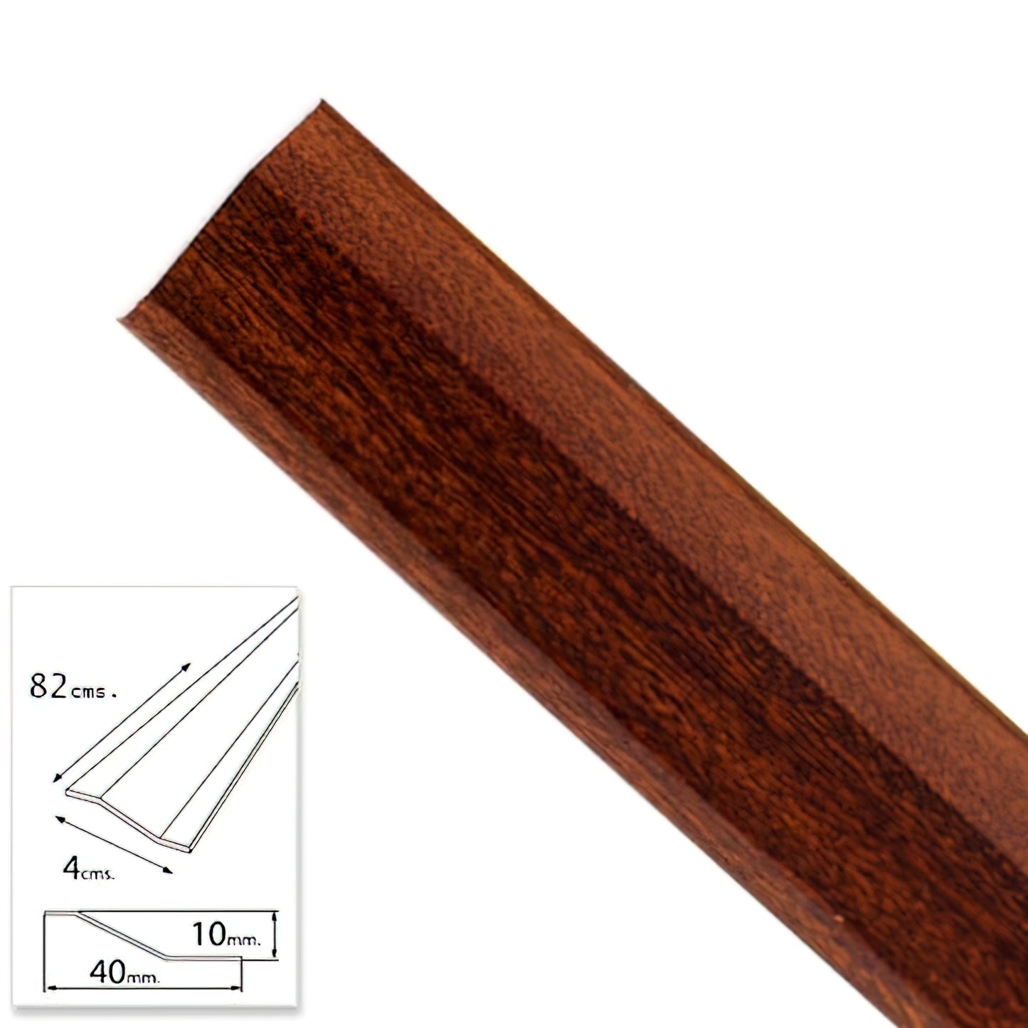 Rebarba Adesivo Para Cerâmica Metal Sapelli 82,0 cm.