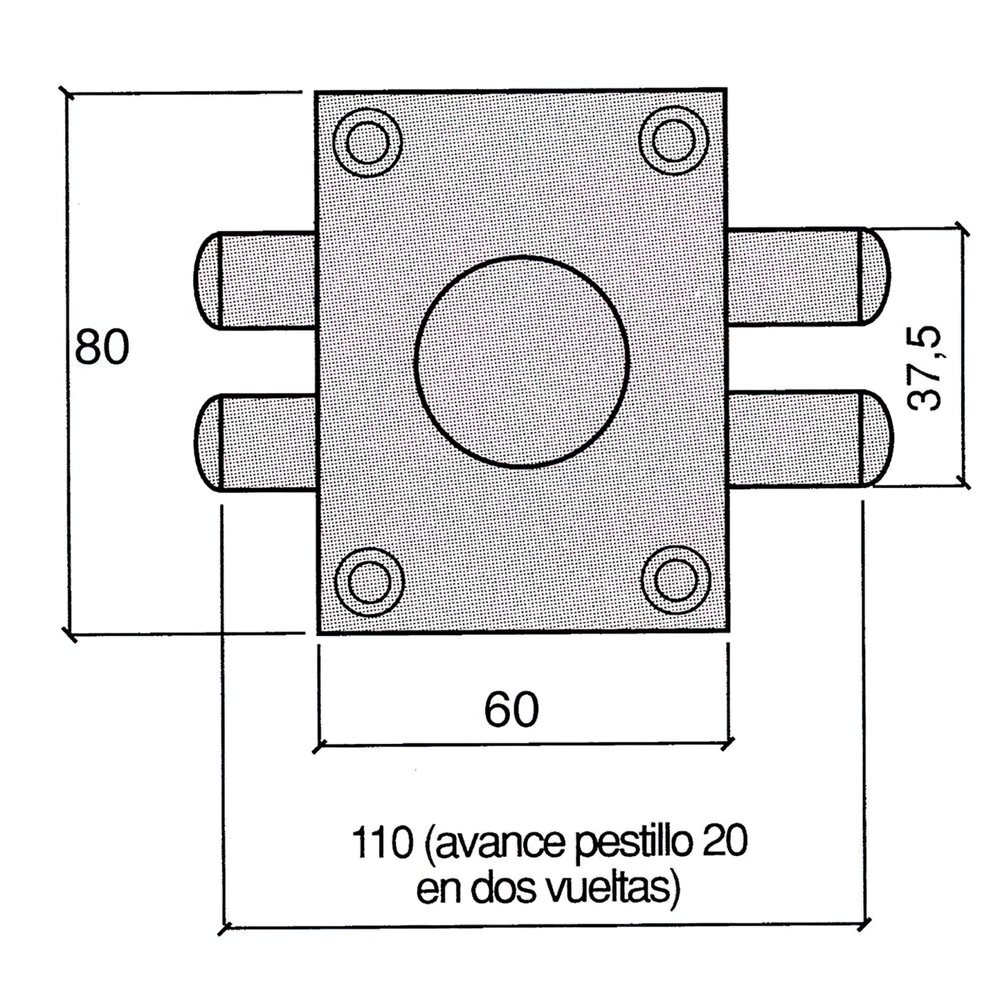 Fechadura Ucem 4111-hb/60
