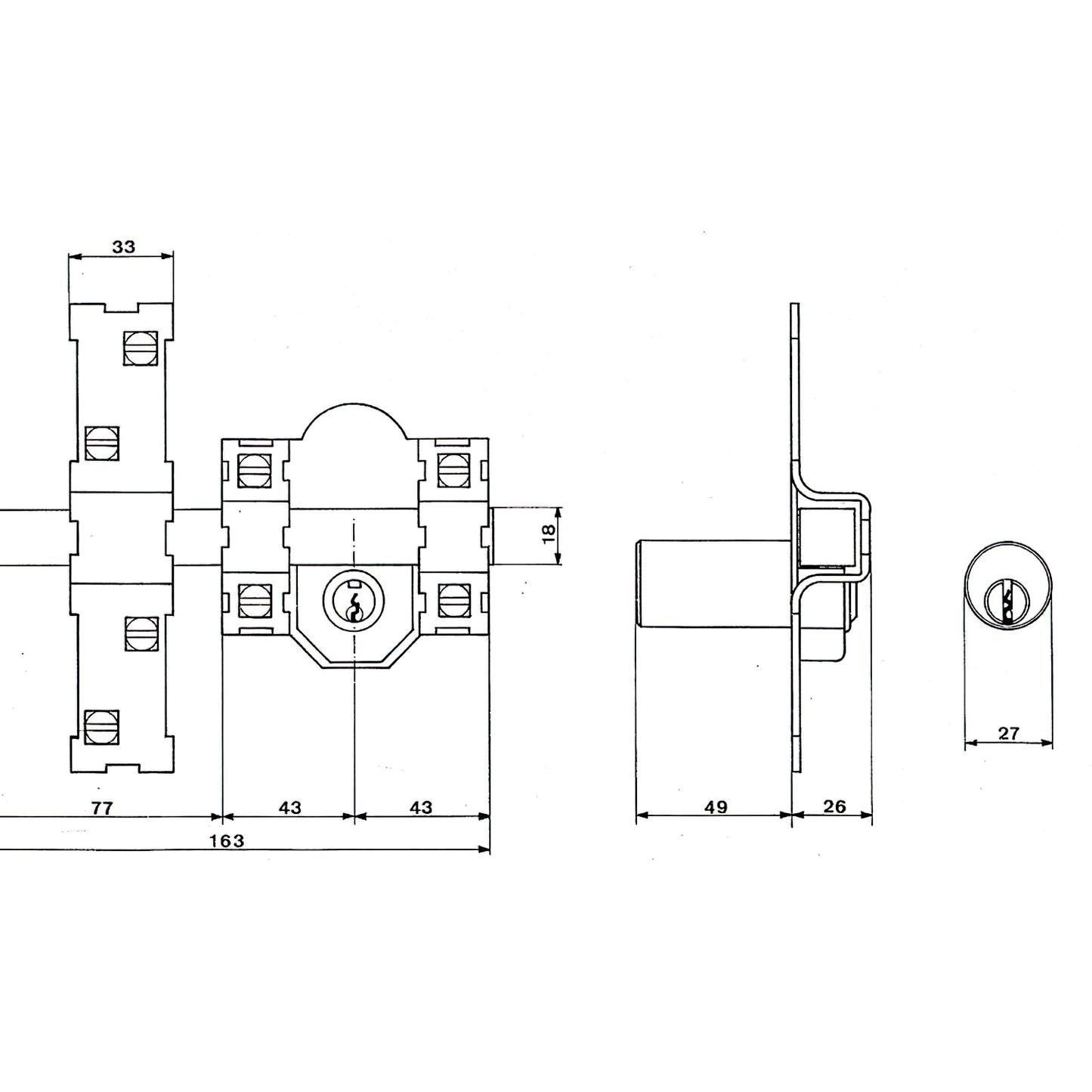 Parafuso Fac 201-l/ 80-p