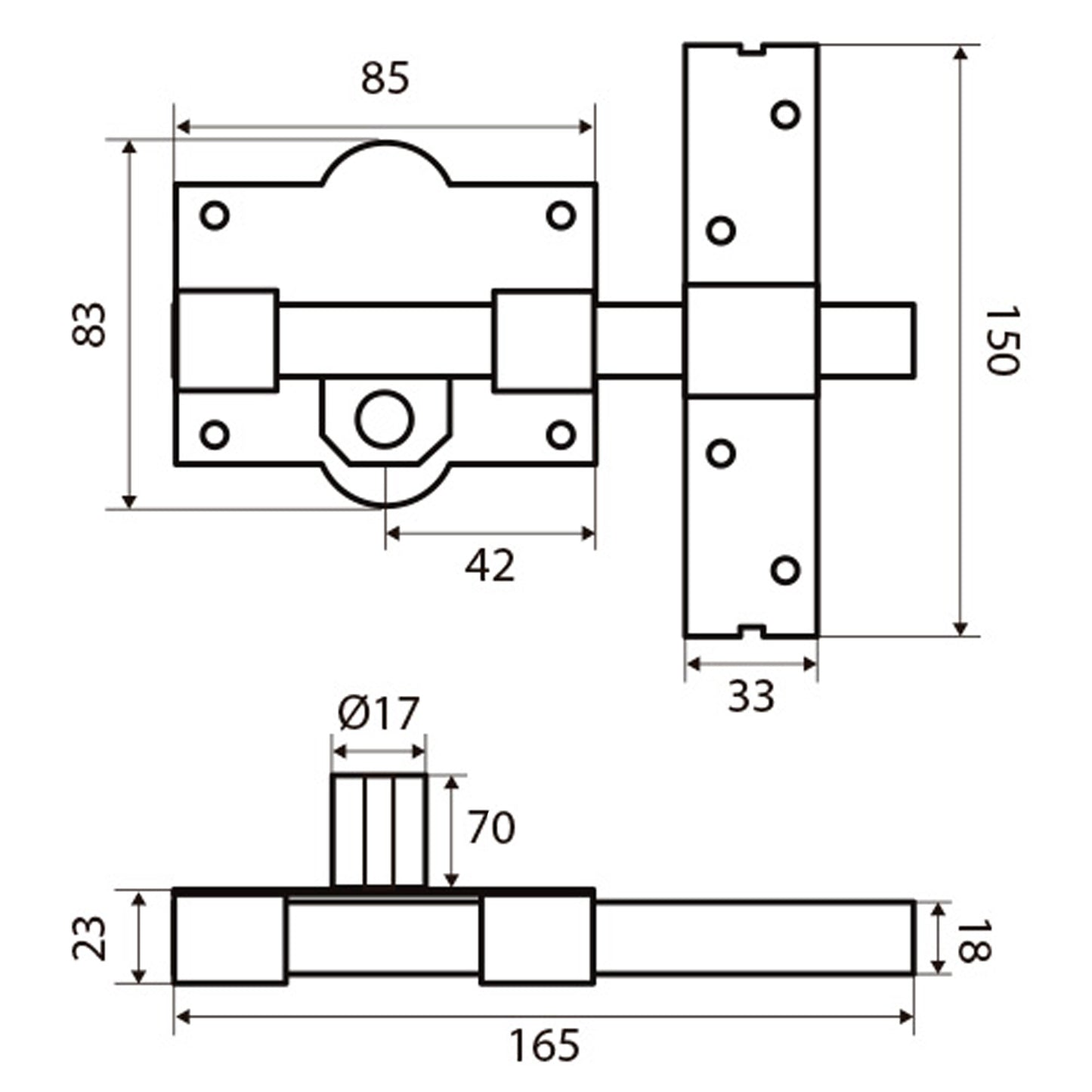 Bolt Fac 301-l/ 80-n Bulb 70