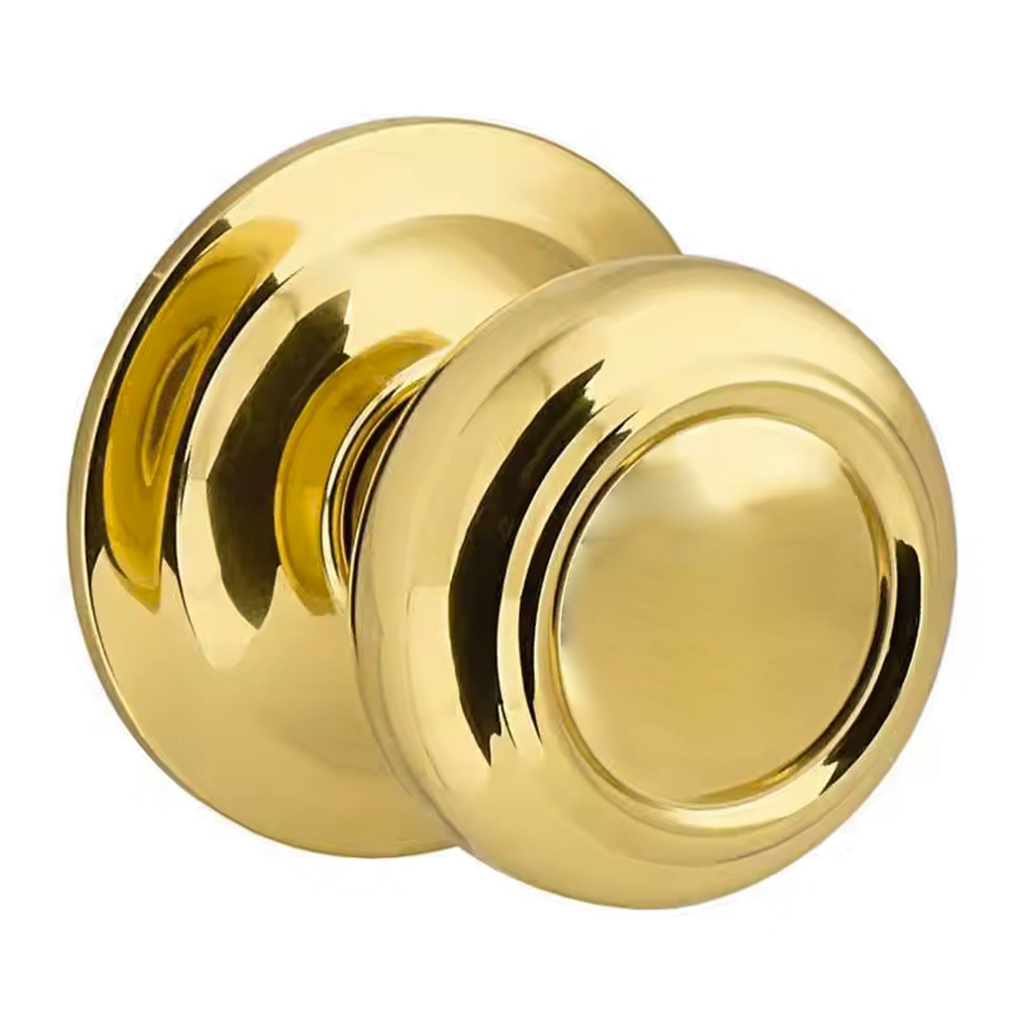 Botão de ouro liso brilhante 70 x 85 latão polido
