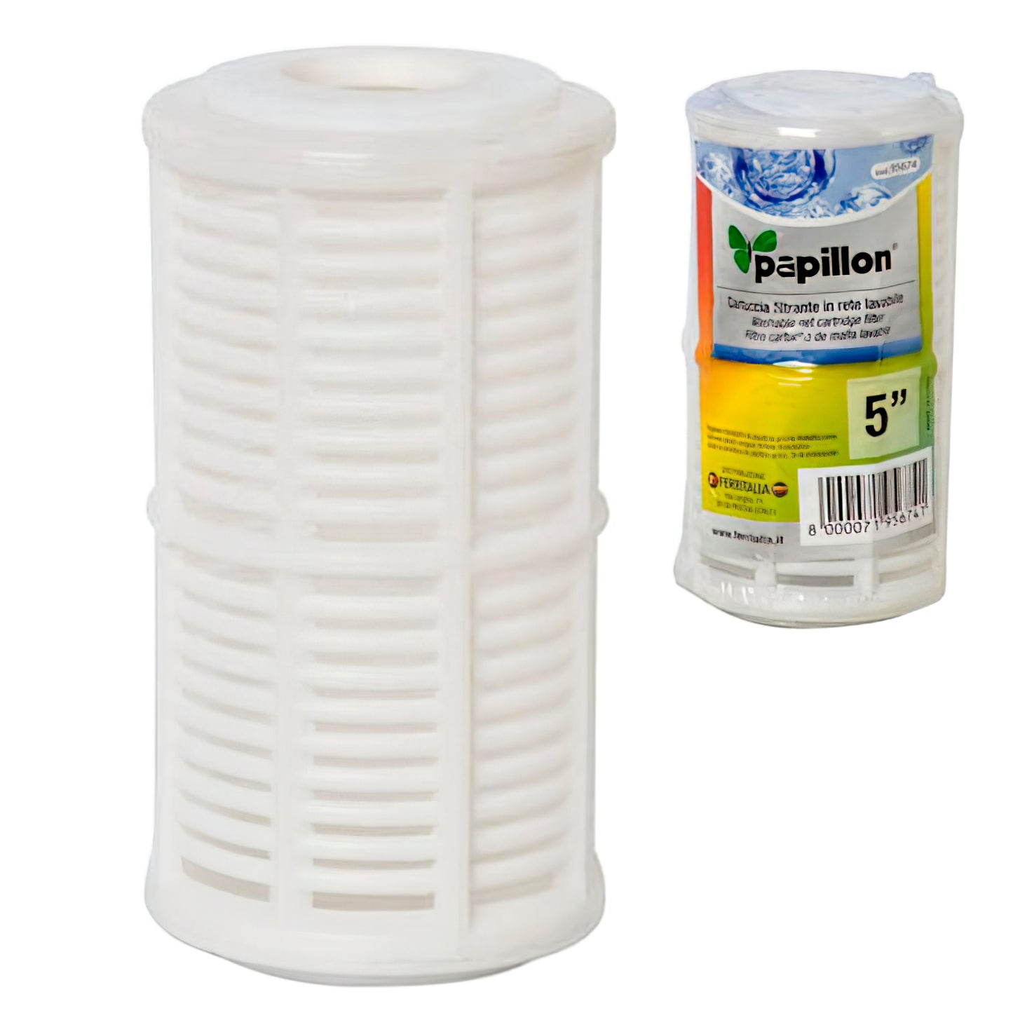 Cartucho Filtro Agua Malla Lavable 5" USO DOMESTICO
