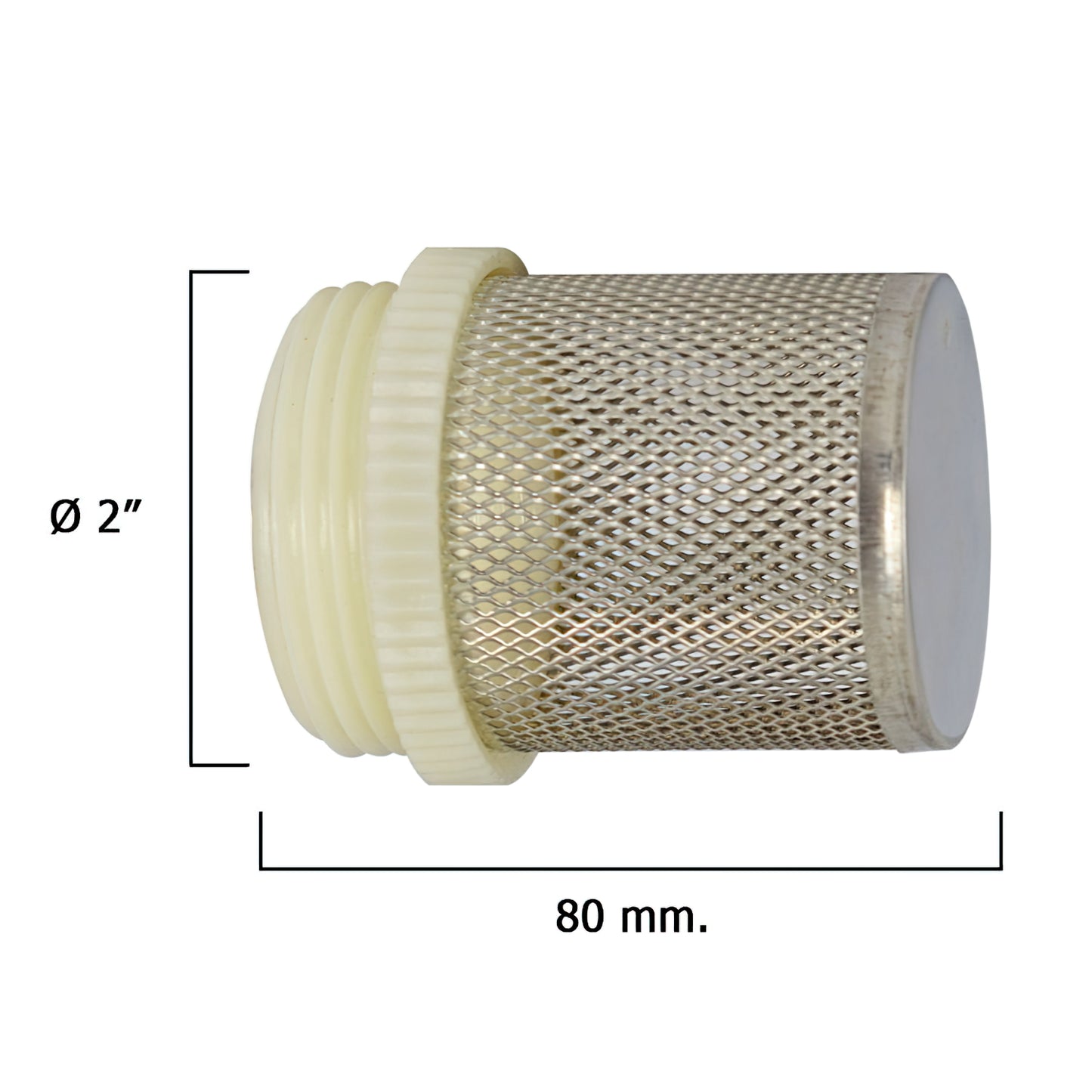 Filtro inoxidável para válvula de retenção 2"