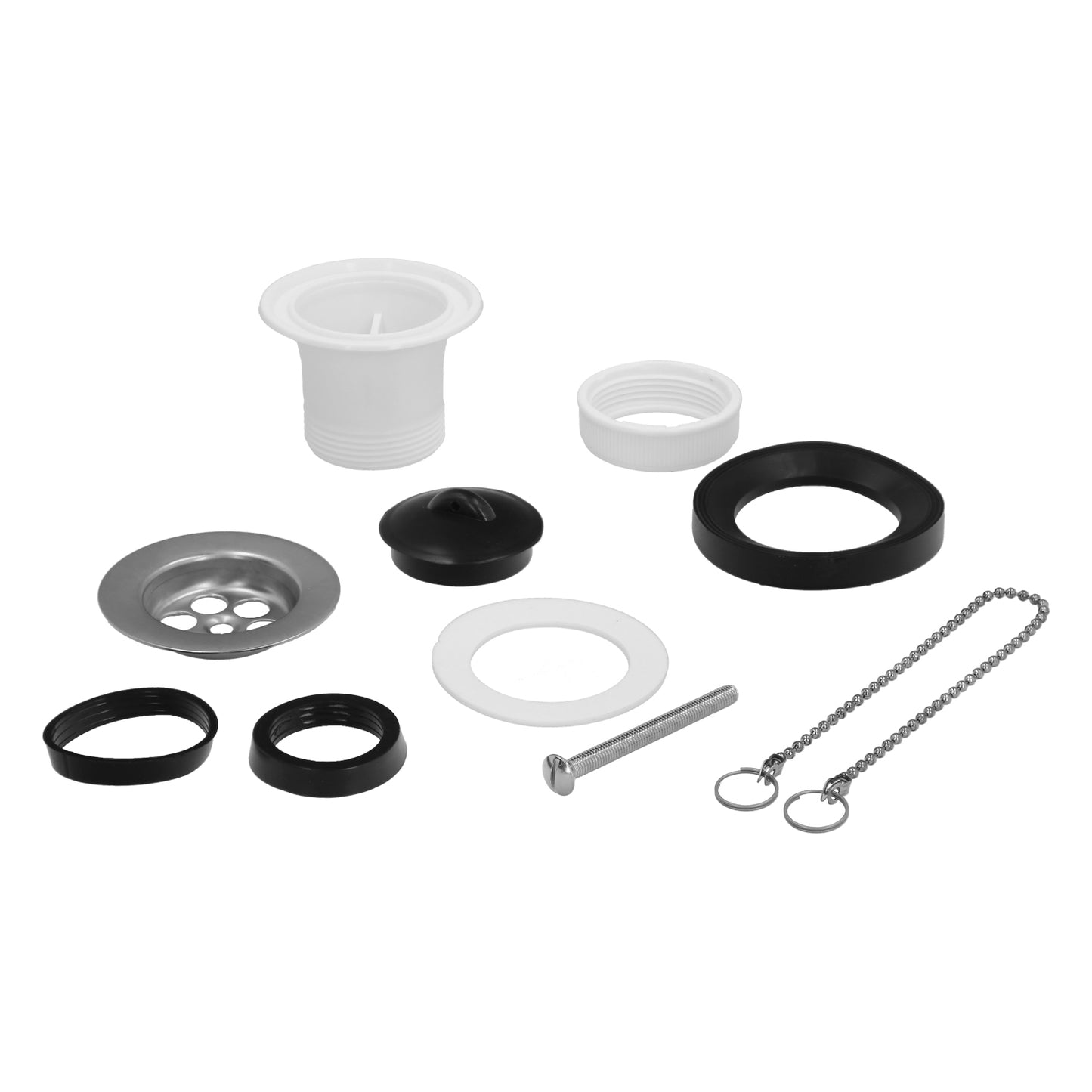 Válvula Lavabo / Bide Con Tapa y Cadena 1 1/2" Salida Ø 40 Mm