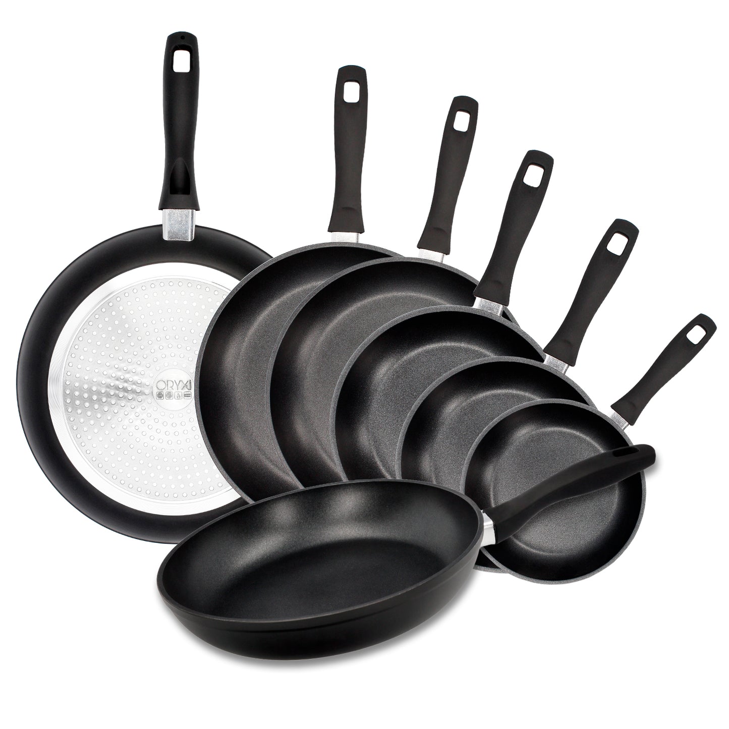 Frigideira Oryx Alumínio Antiaderente Plus, Forjada, Adequada para Indução, Sem PFOA, Diâmetro 22 cm, Espessura 5 mm.