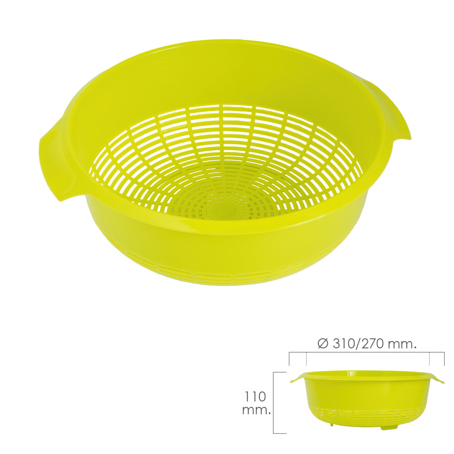 Escorredor / Coador Cozinha Ø 27 cm.