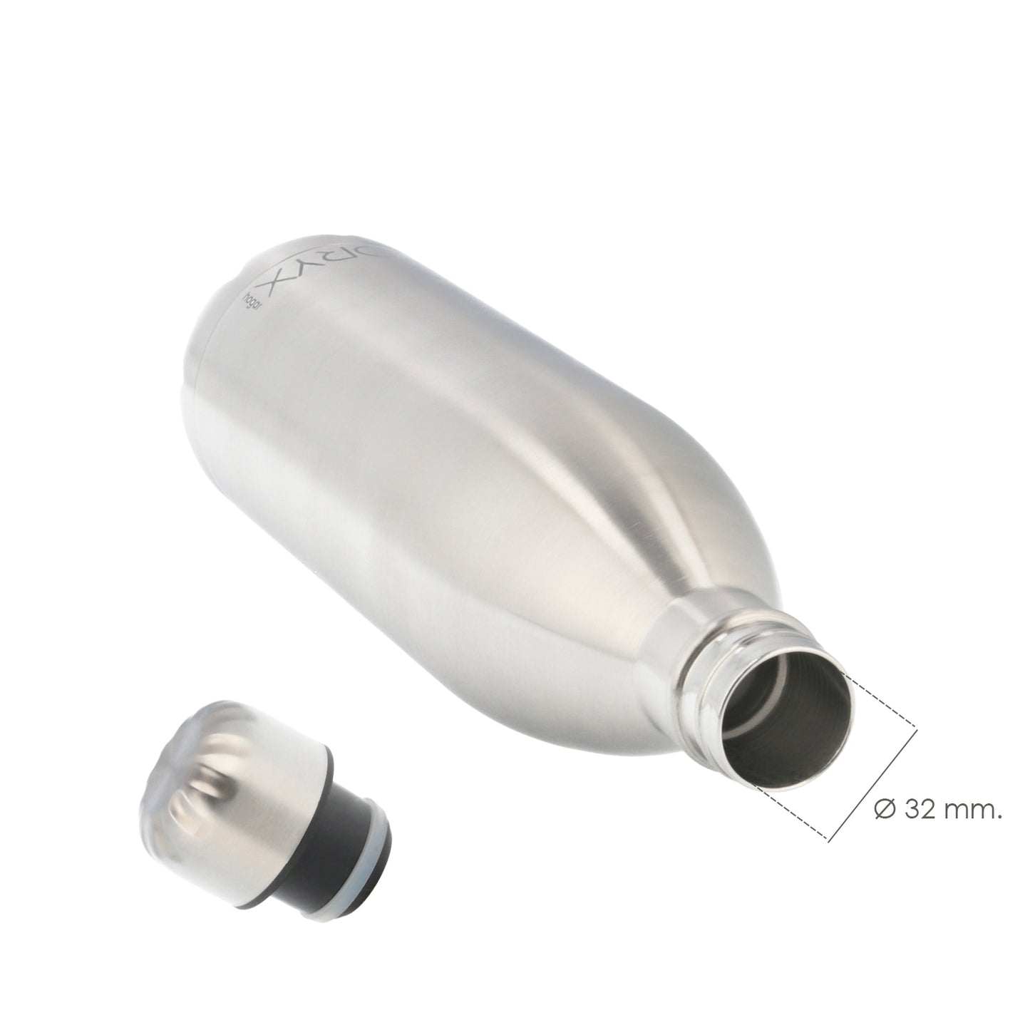 Botella Termica, Capacidad De 1000 ML. Libre BPA, Acero Inoxidable, Antigoteo