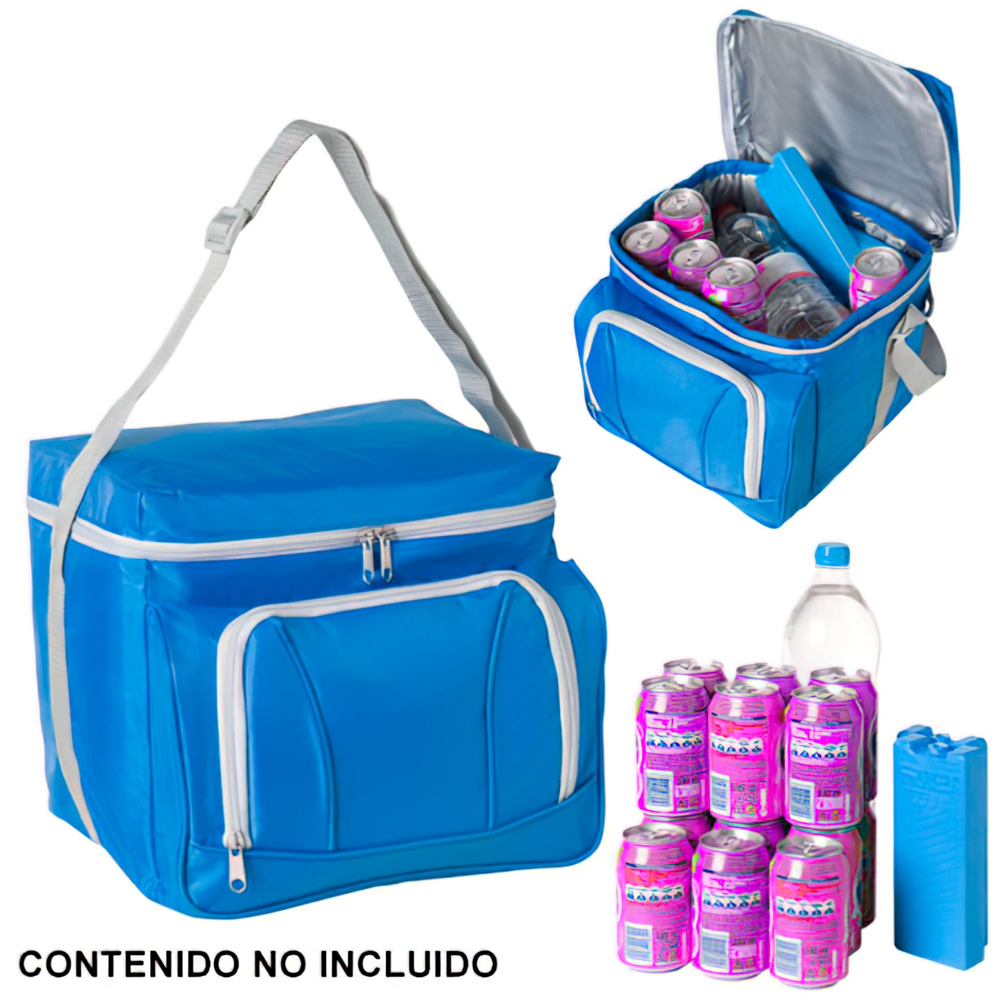 Bolsa Térmica Geladeira 28 Litros Azul