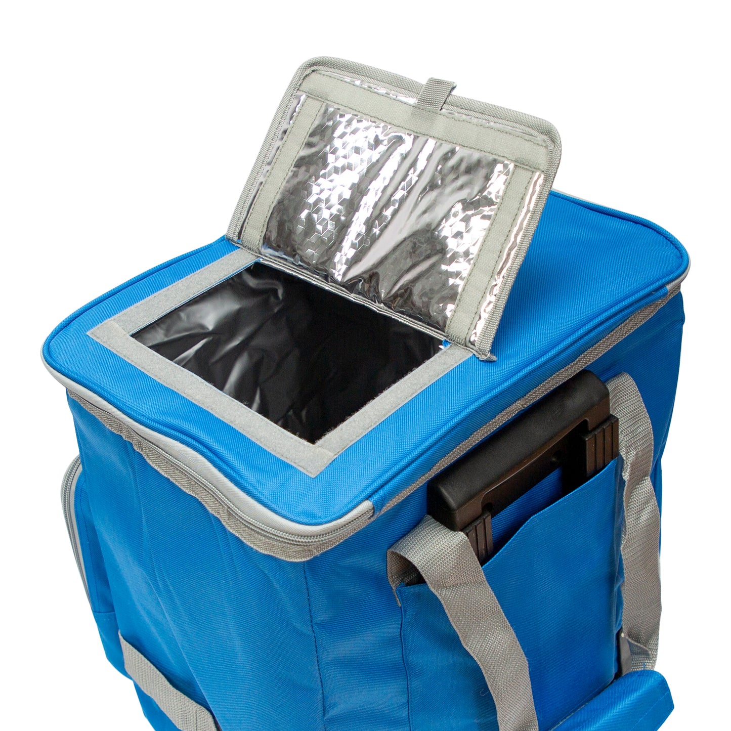 Bolsa Térmica Cooler 38 Litros Carrinho Azul