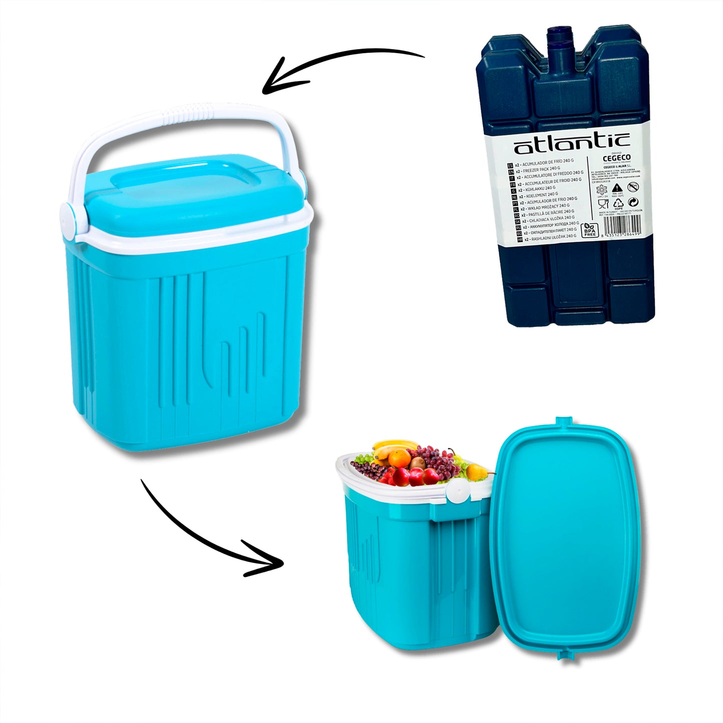 Acumulador Frio 240 gr. Pack 2pz