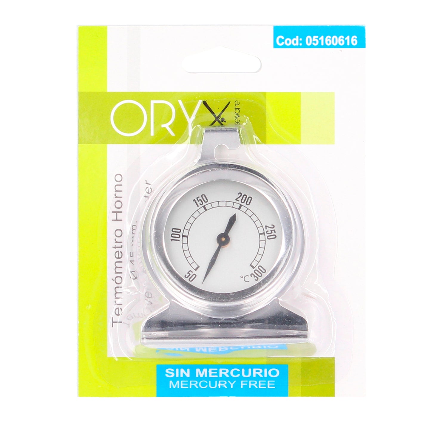 Termômetro de Forno Oryx Diâmetro 45 mm.