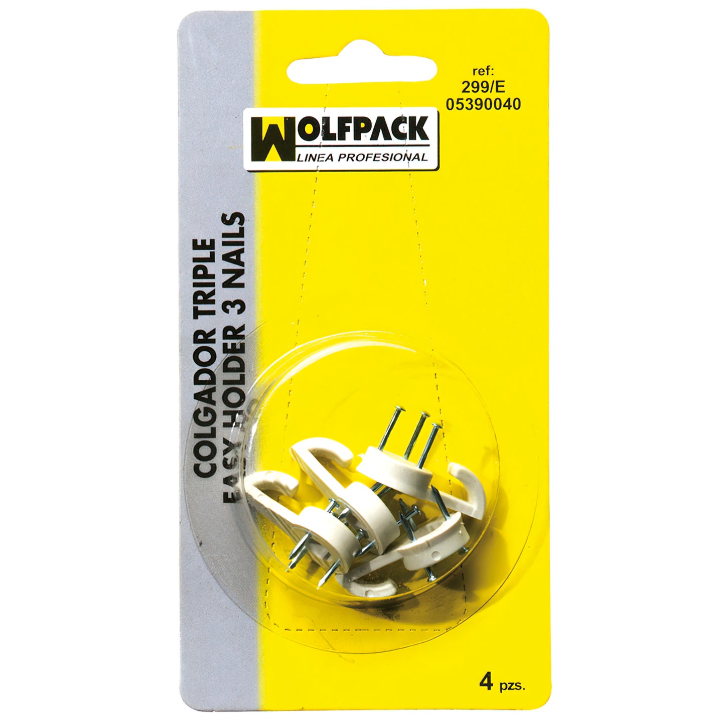 Pendurador para Quadros Gancho Pequeno (Blister 4 unidades) Prego