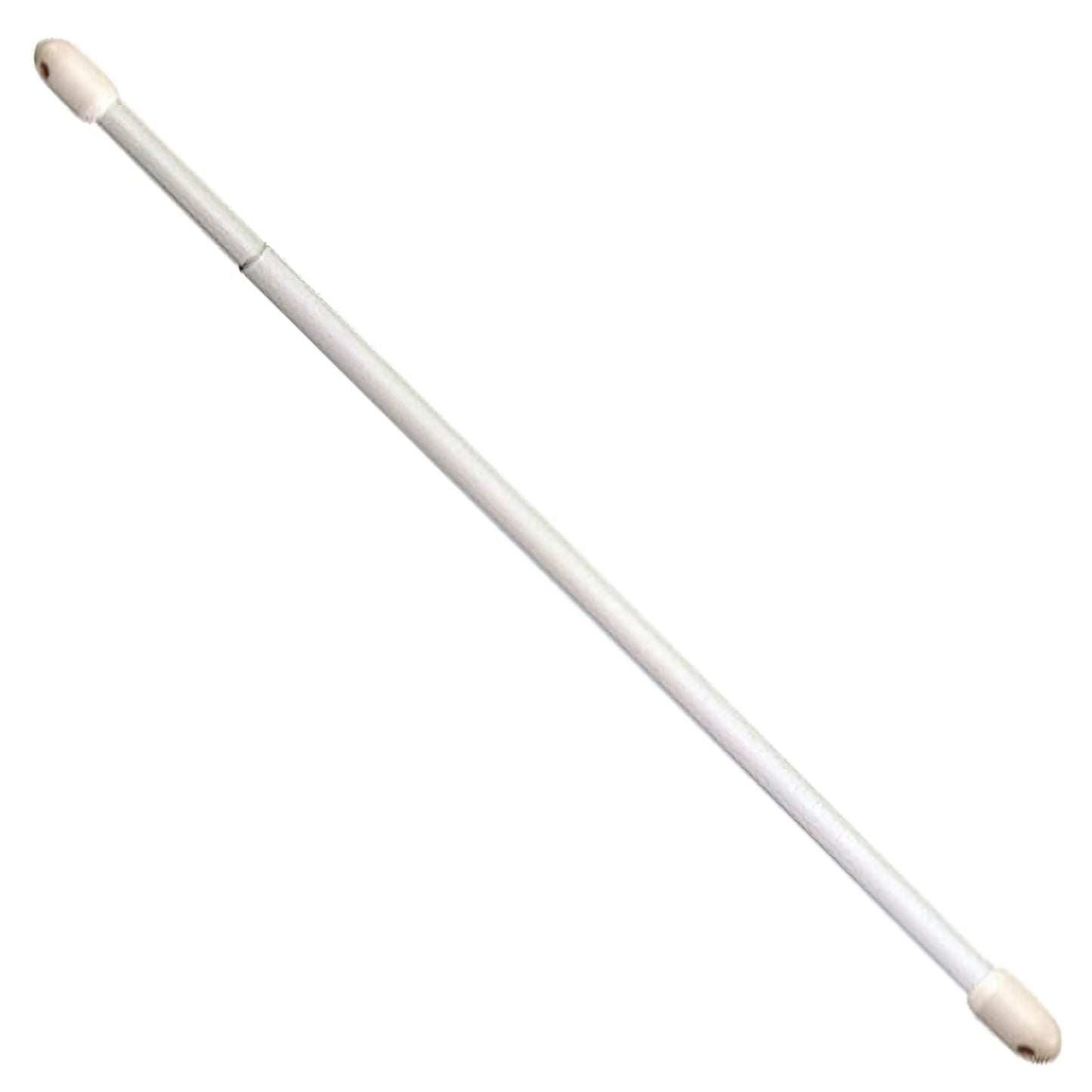 Porta transparente oval extensível branco 60-80 cm. (2 pedaços)