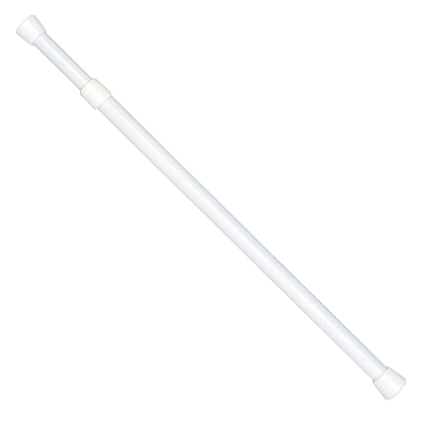 Suporte de cortina extensível automático 8/30-50 branco (2 peças)