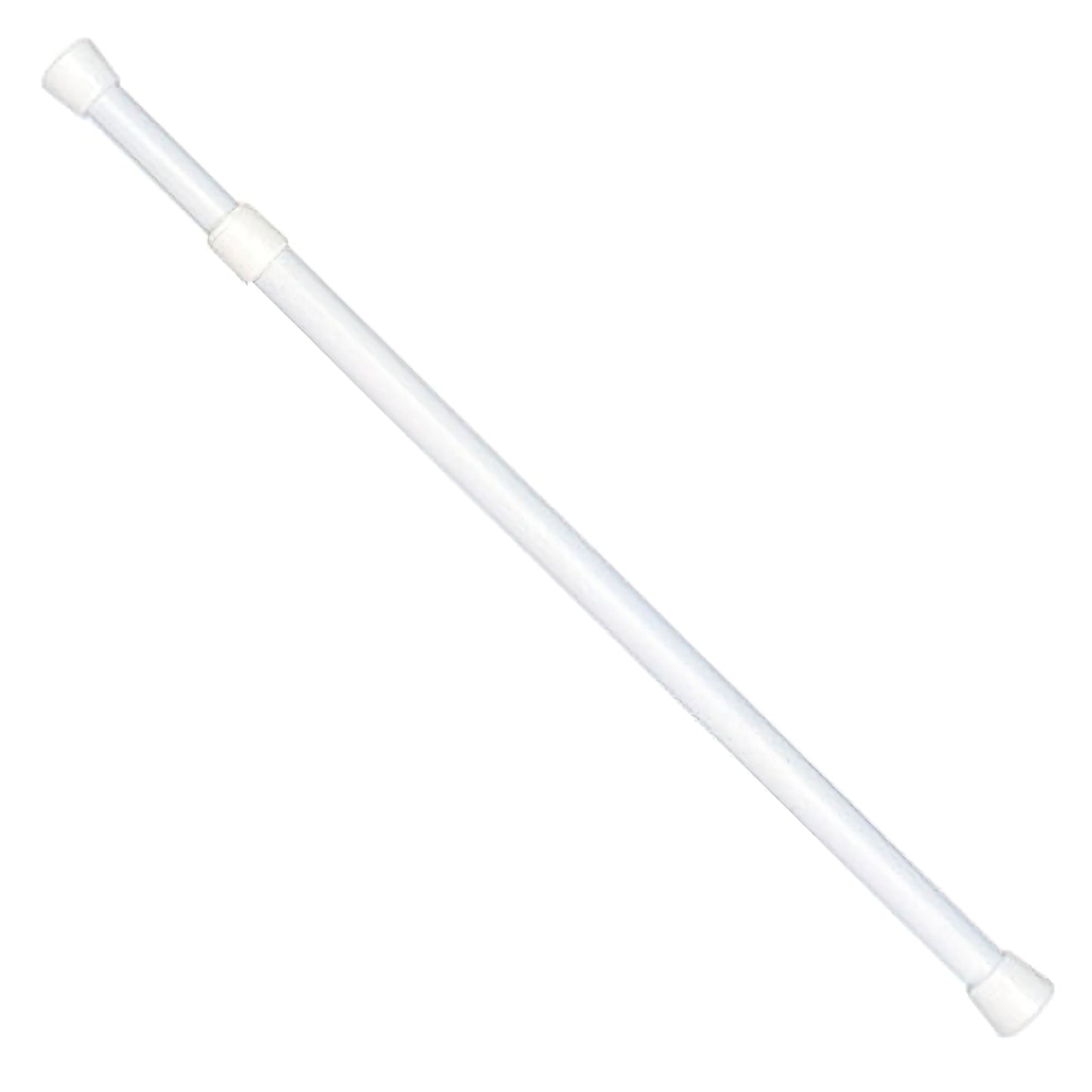 Suporte de cortina extensível automático 8/46-80 branco (2 peças)