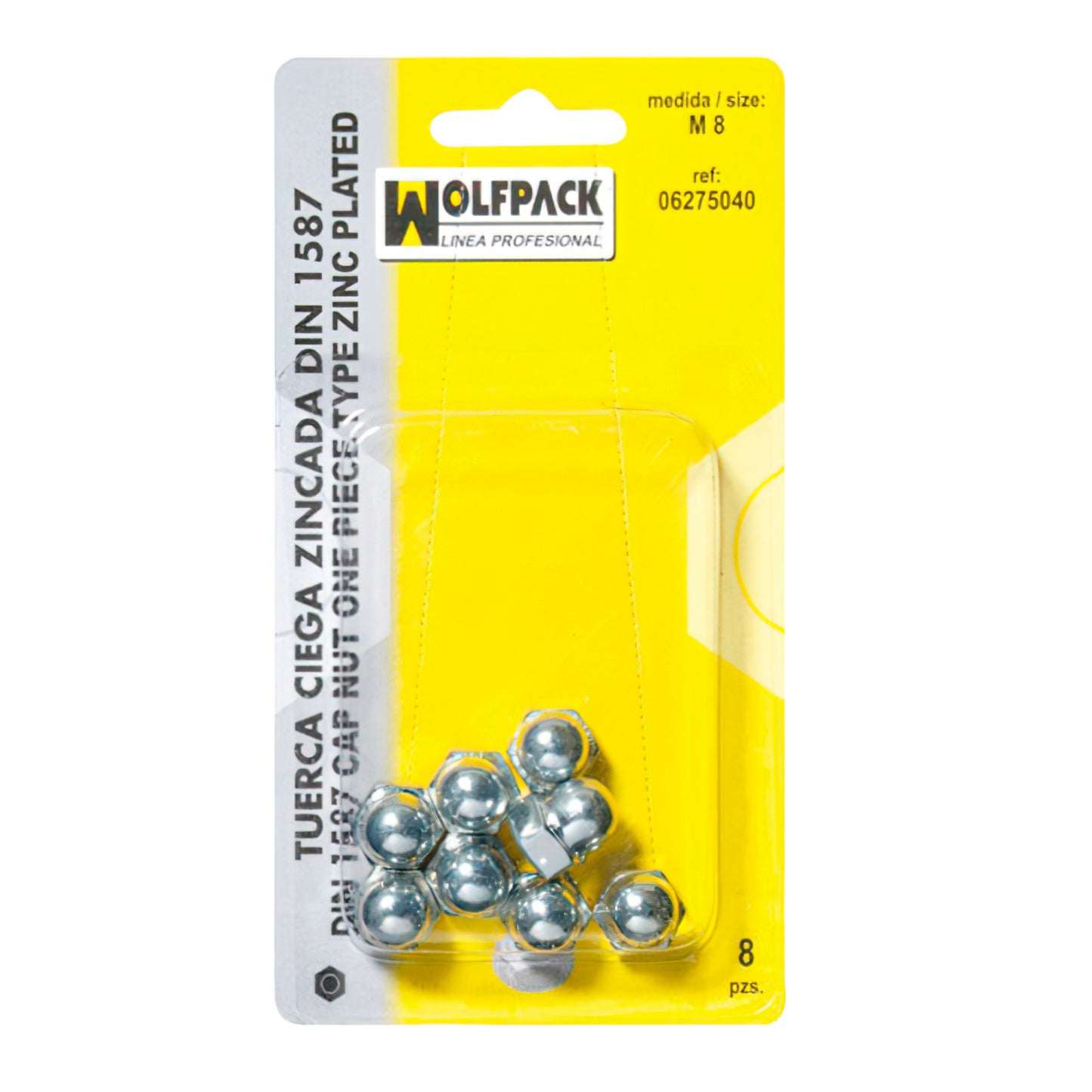 Porca de Capa Din1587 M03 (20 Peças)