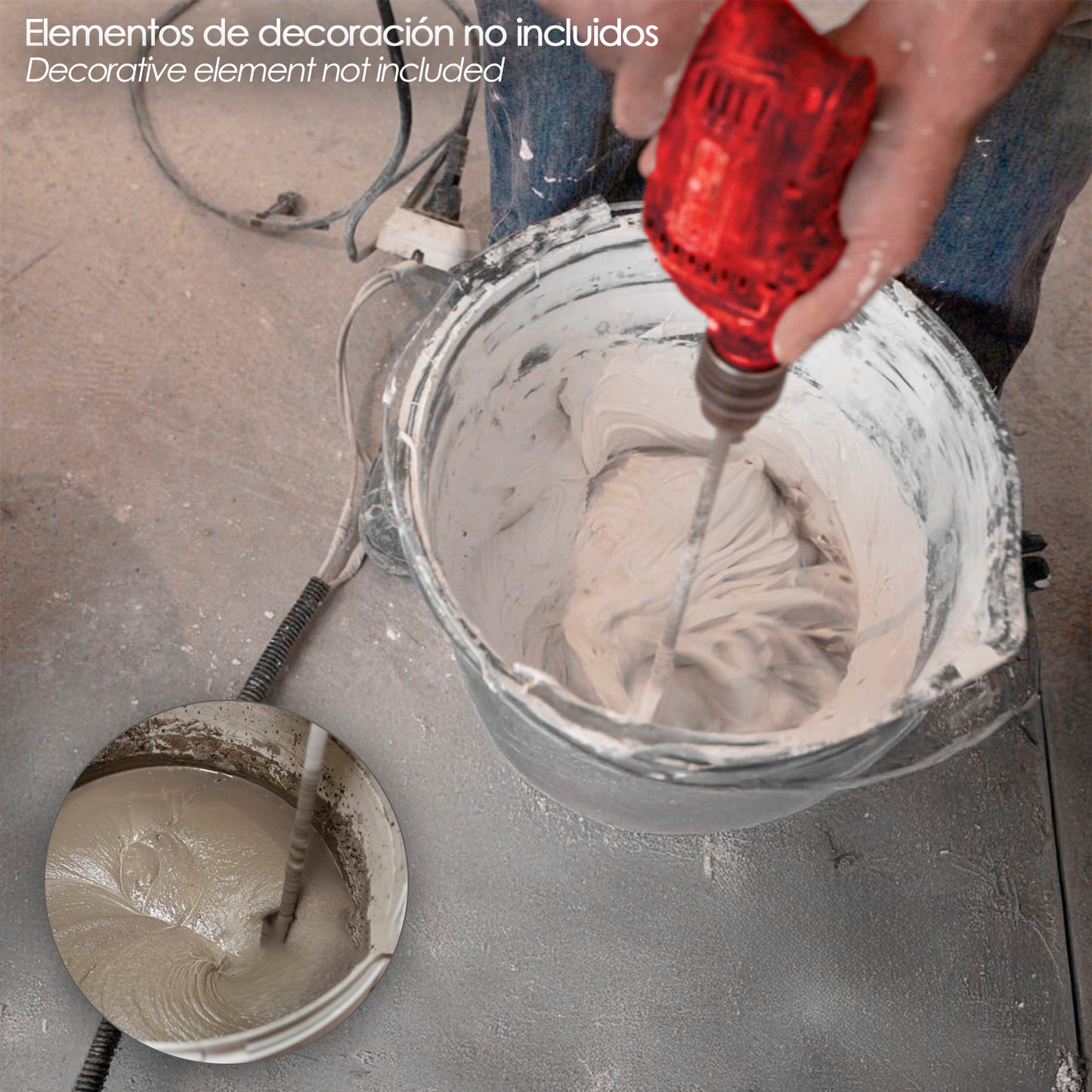 Mezclador Cola Recambio M14 140x600 mm.