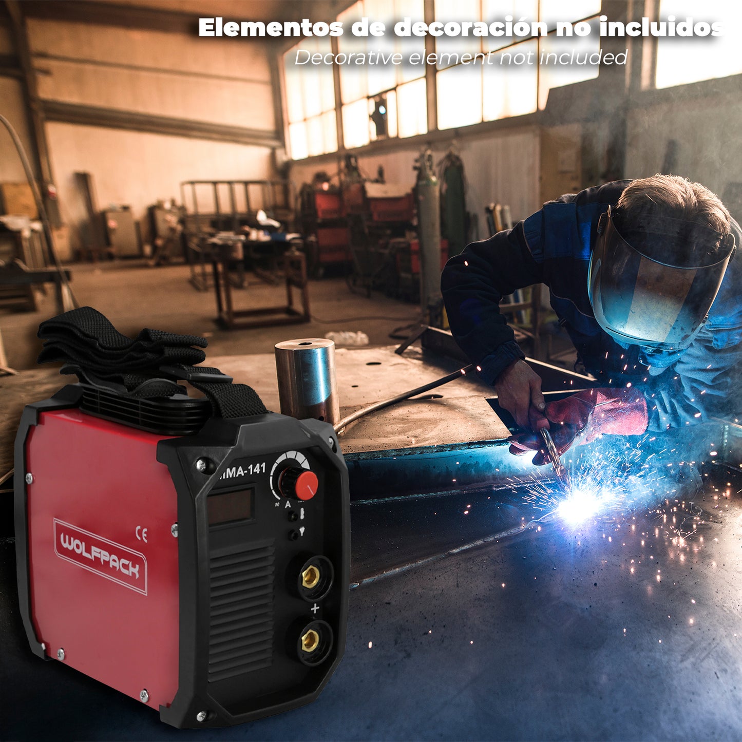 Soldadura Inverter Wolfpack 10-120 A