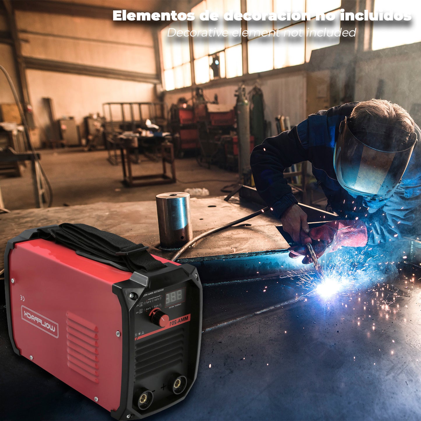 Soldadura Inverter Wolfpack 10-200 A