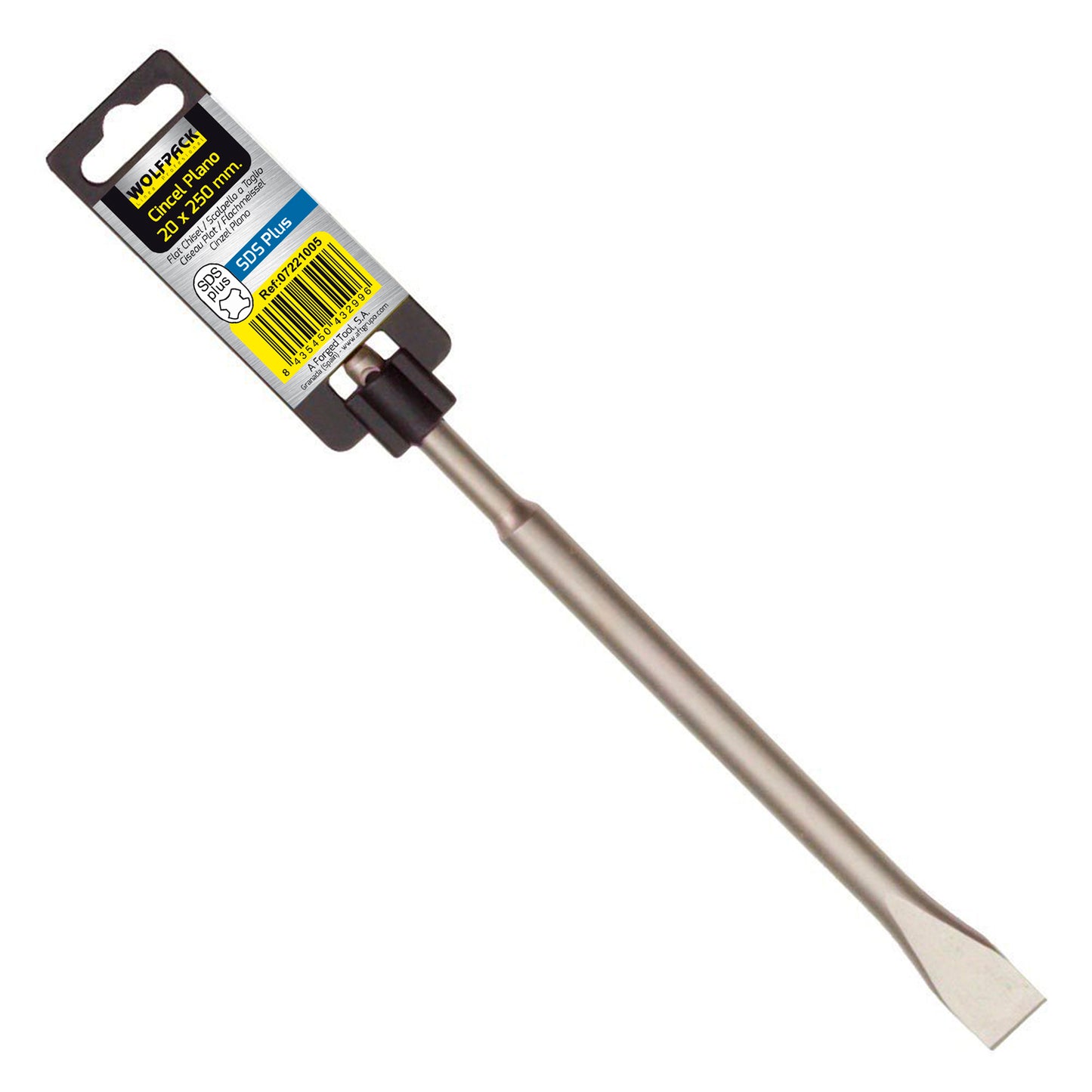 Martelo Cinzel SDS PLUS Plano 20x250 mm.