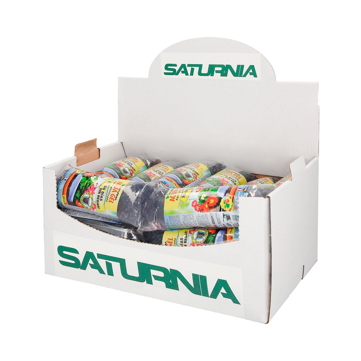 Agua Gelificada "Aqua Gel" Para Riego Plantas 20/30 Días. 400 Ml.