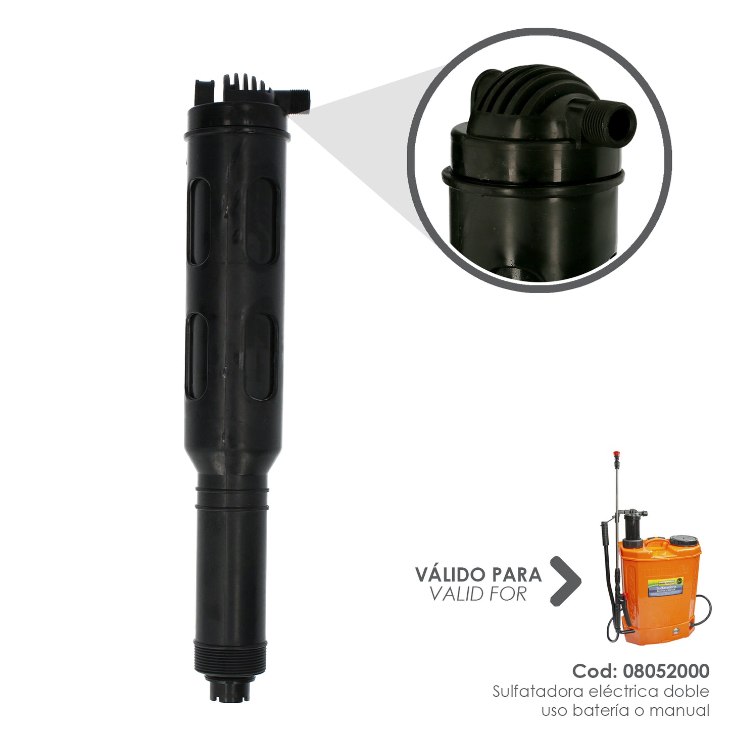 Bomba Para Sulfadora 08052000 Elétrica Sulfadora A Bateria 12 V / 8 Amps