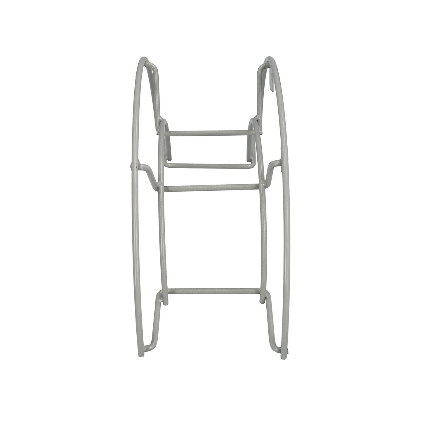Soporte Manguera Pared Metalica 1/2 Luna Color Gris