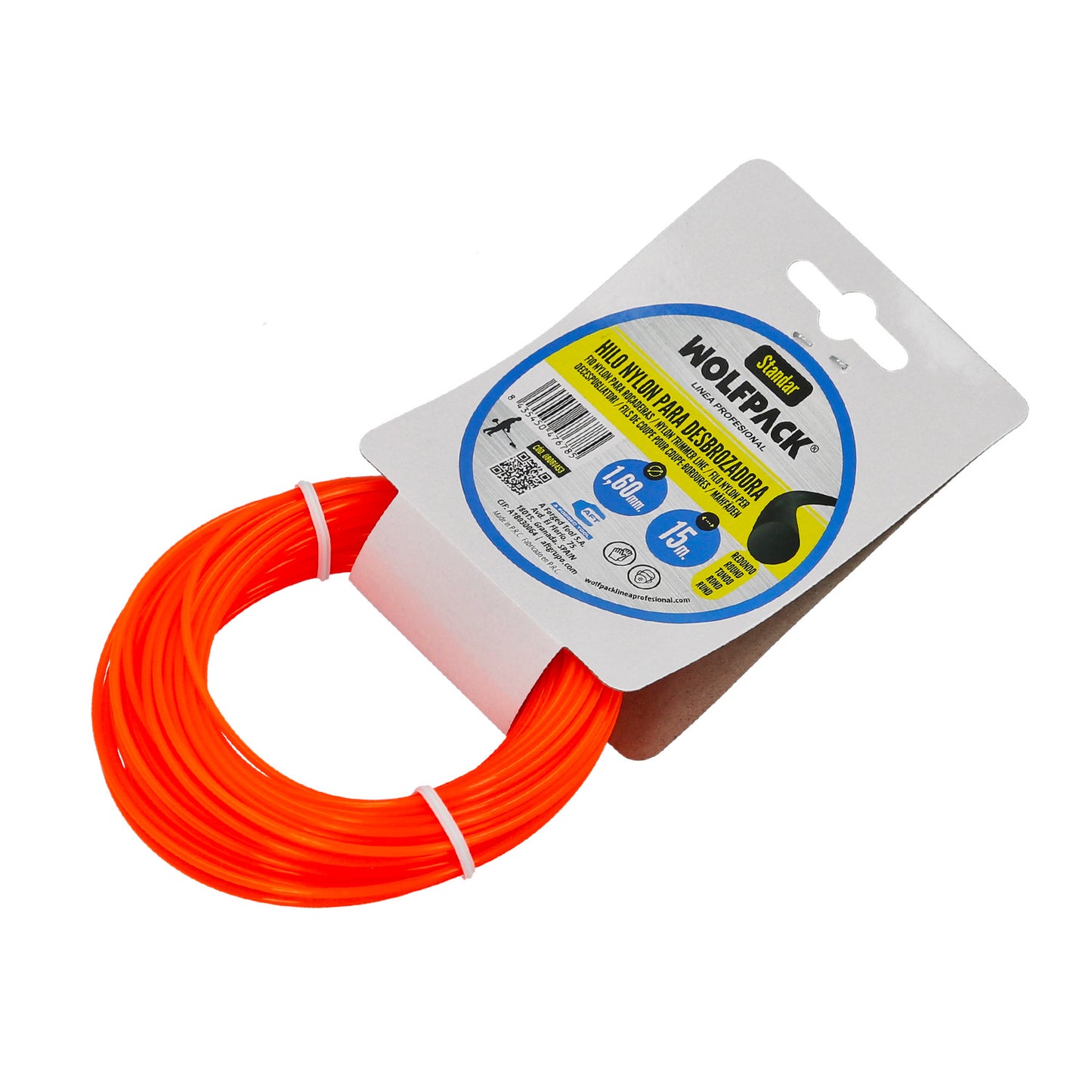 Hilo Nylon Redondo 1,6mm (Rollo 15mt.)