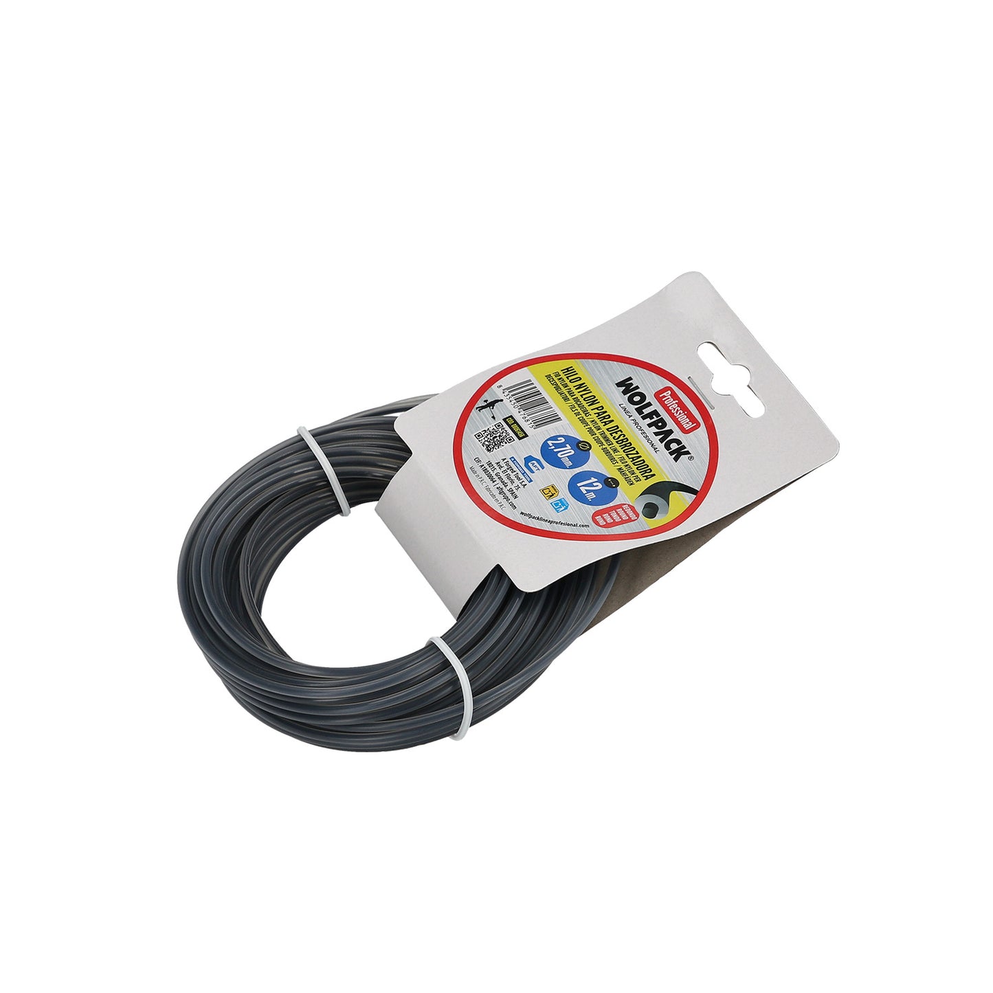 Hilo Nylon Redondo Profesional 2,7mm (12mt)