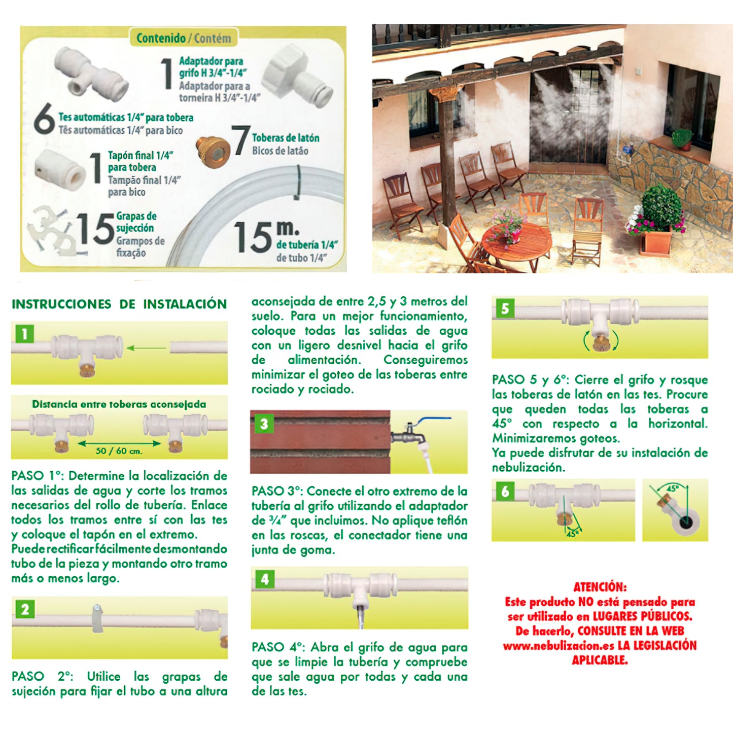kit de nebulização