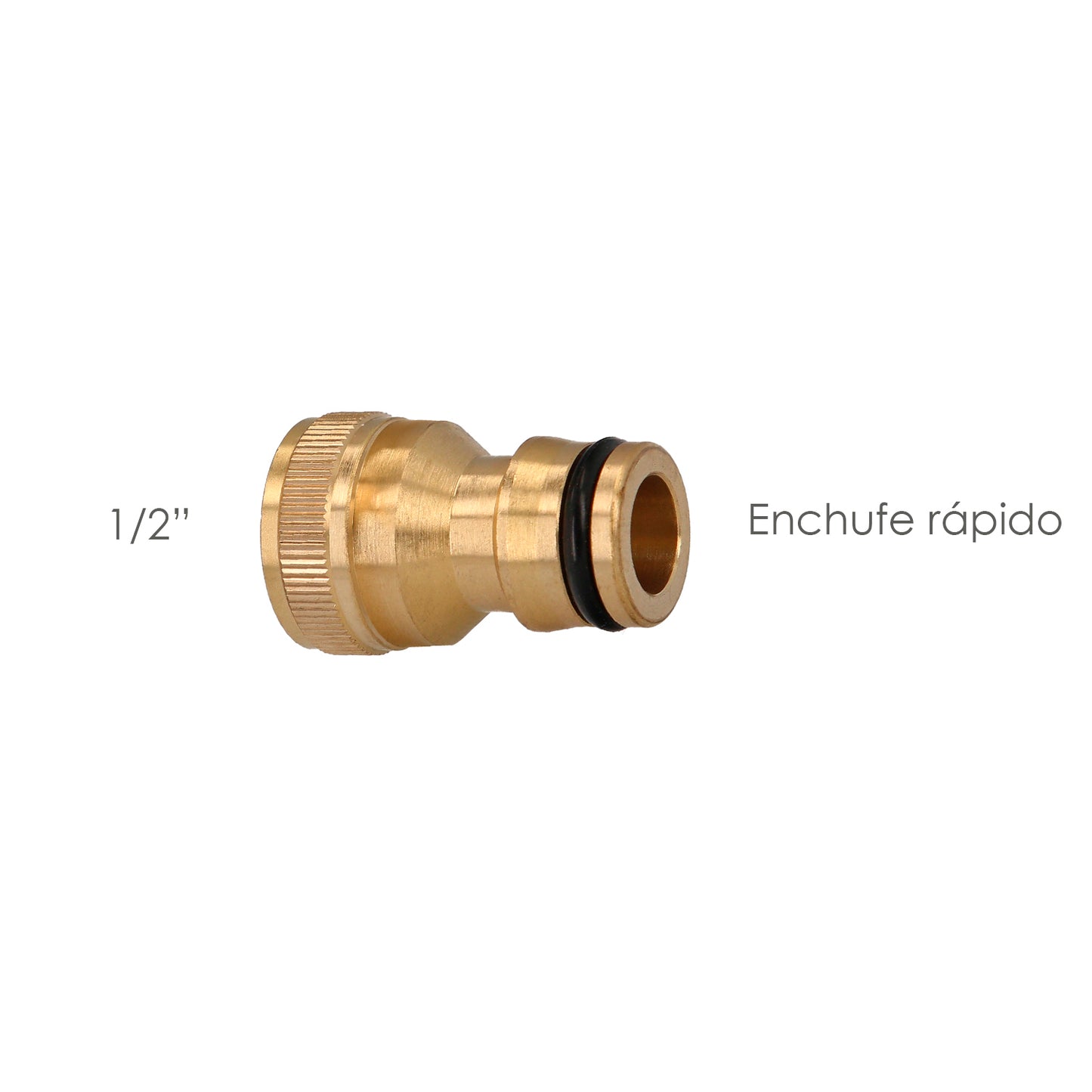 Adaptador Manguera Laton 1/2" Hembra, Adaptador Grifo, Conector Grifo A Conector Rapido