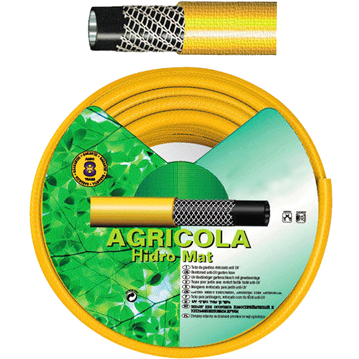 Mangueira de jardim Hidro Mat Ø 15 mm. - Rolo 5/8" 50 metros