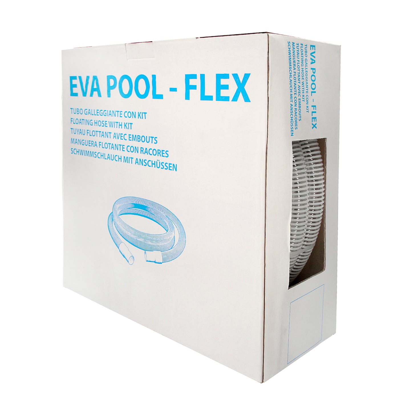 Rolo de mangueira de piscina Eva Pool 15 metros com conectores