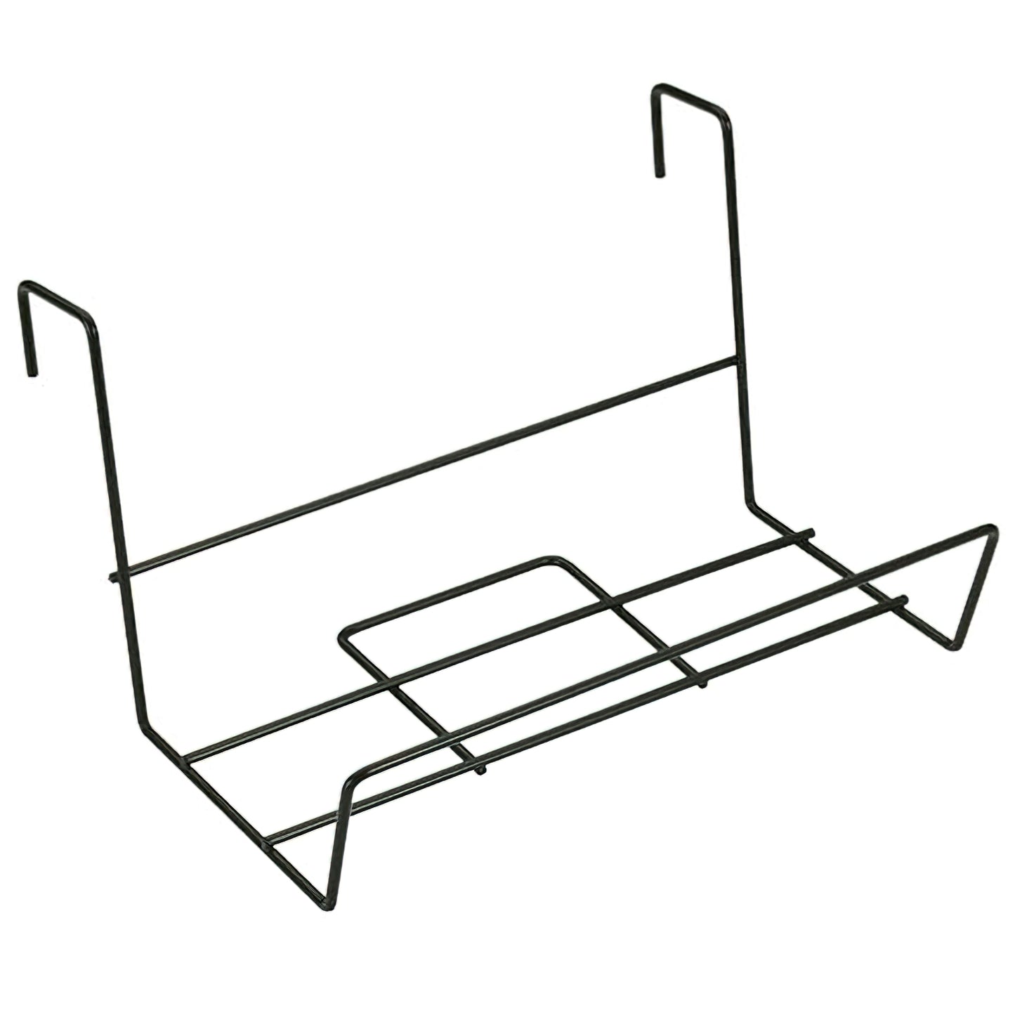 Suporte Para Floreira Varanda Aço Plástico Preto 41x18 cm.