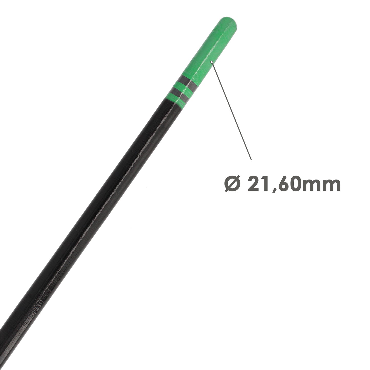 Ponta de fibra de vidro Olive Rod 2,50 metros