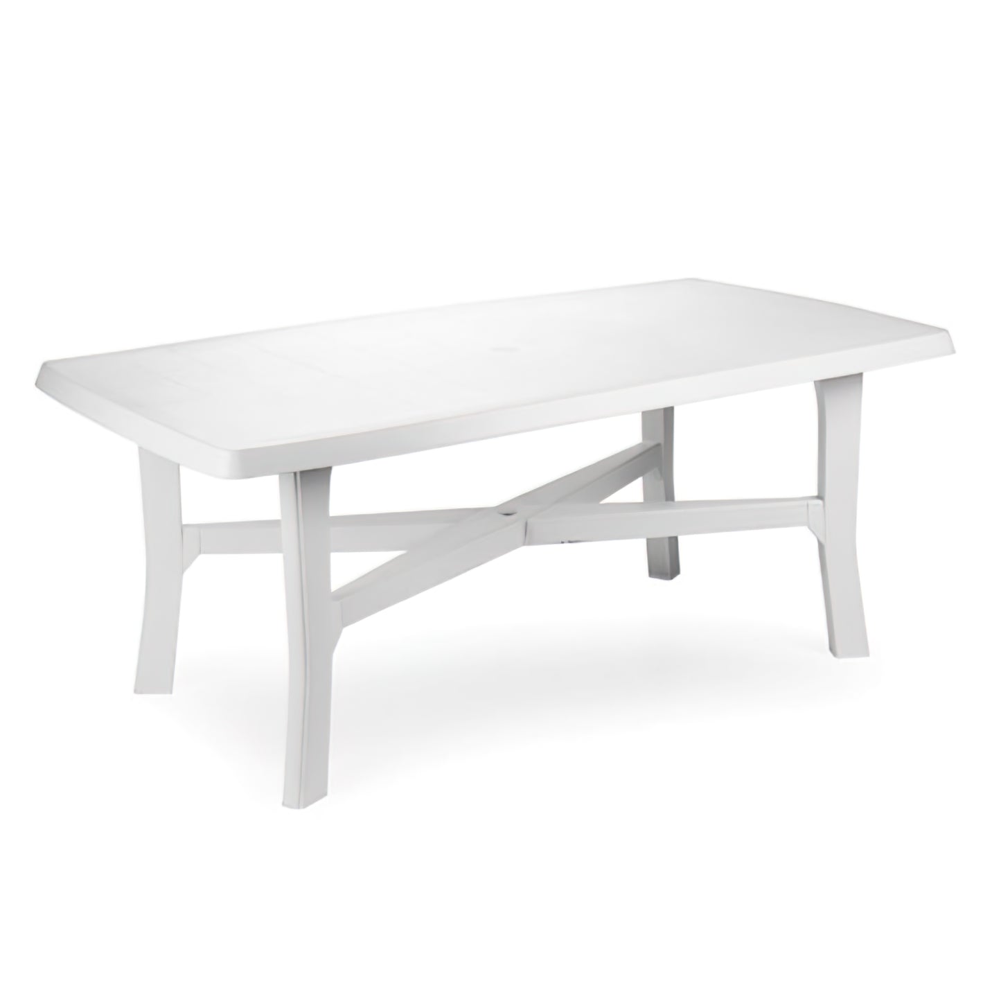 Mesa Resina Branca 180x100 cm.