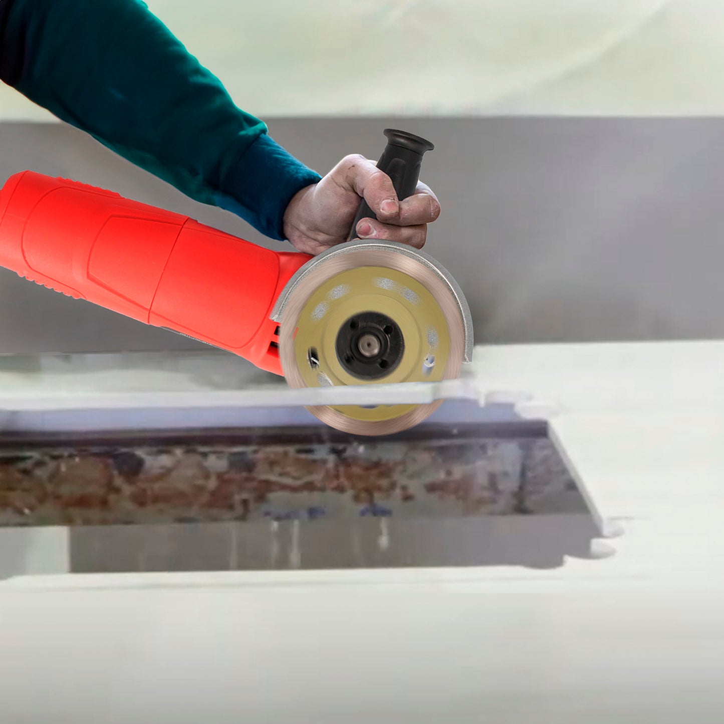 Disco diamantado Ø 115 mm. Materiais de última geração. Segmento de 10 mm.